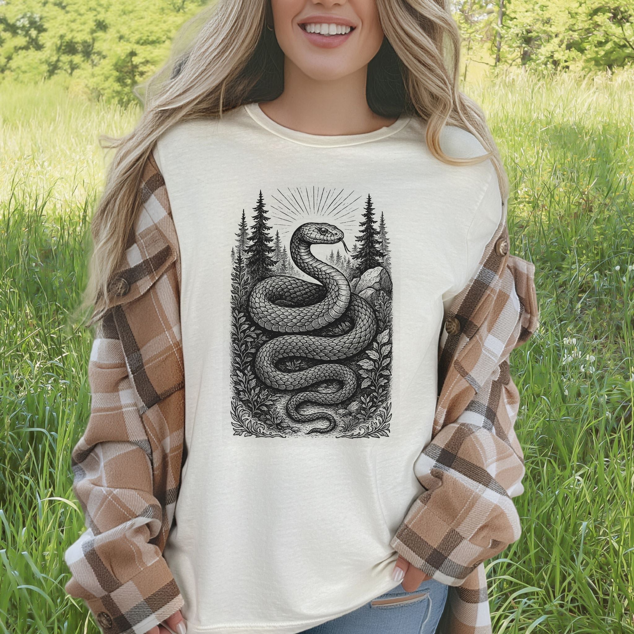 Serpent Wisdom – Snake Spirit Animal T-Shirt