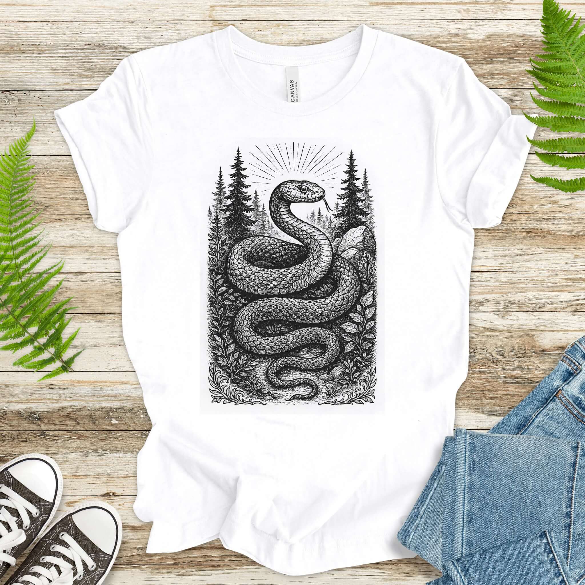 Serpent Wisdom – Snake Spirit Animal T-Shirt