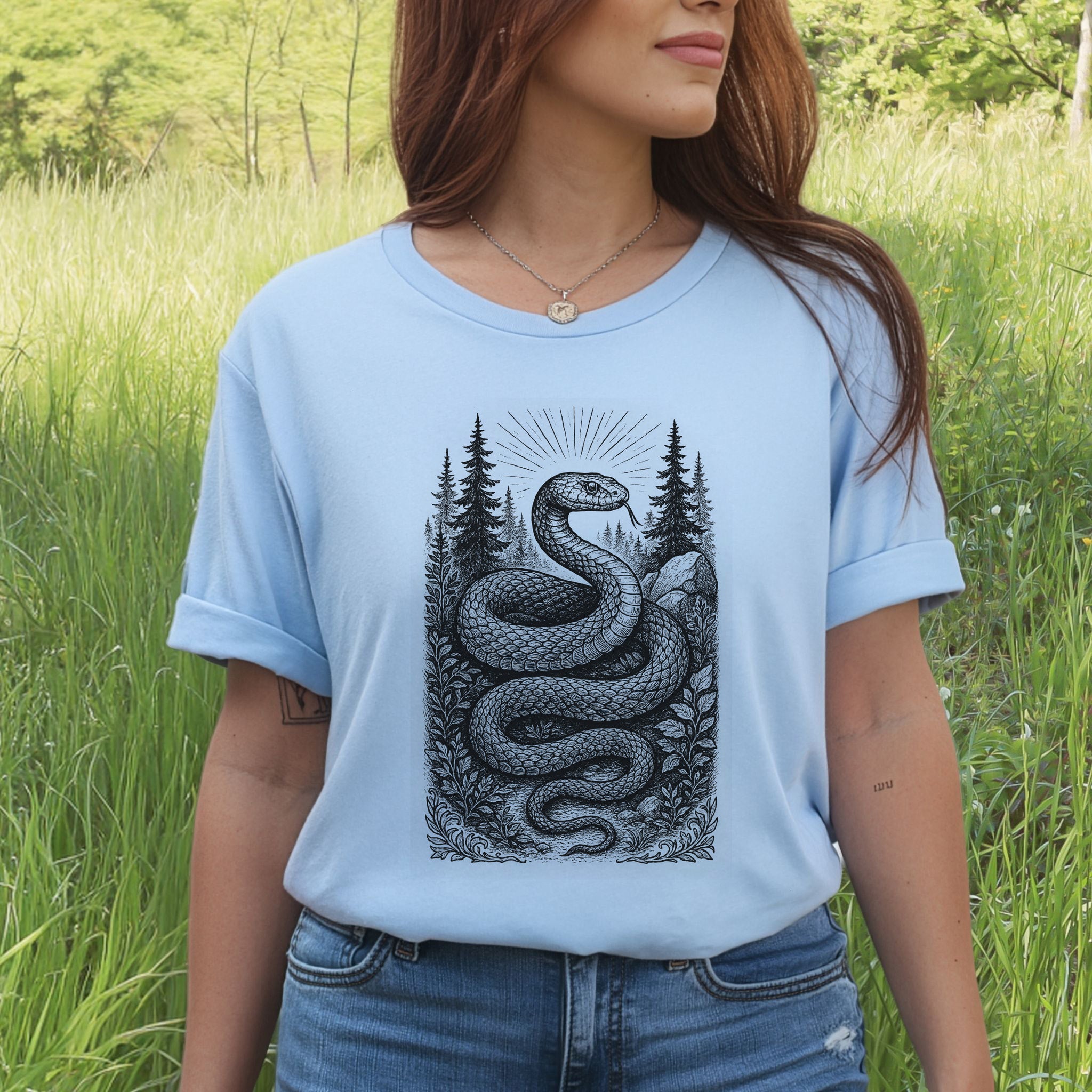 Serpent Wisdom – Snake Spirit Animal T-Shirt