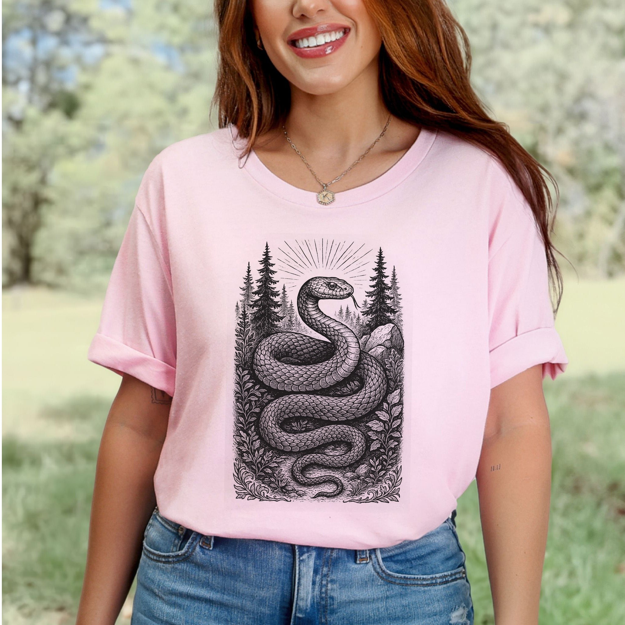 Serpent Wisdom – Snake Spirit Animal T-Shirt