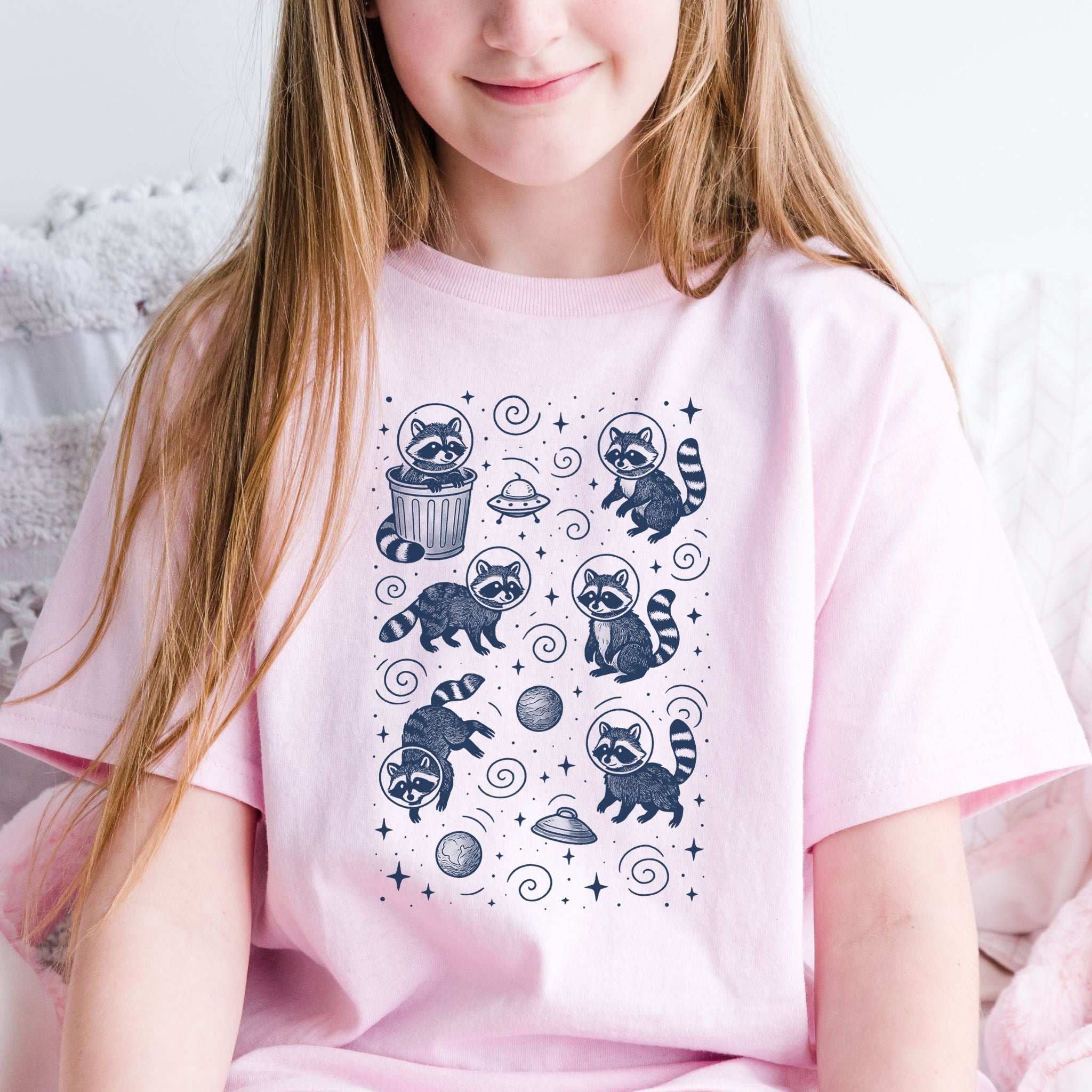 Space Raccoons Adventure – Intergalactic Mischief Youth Tee