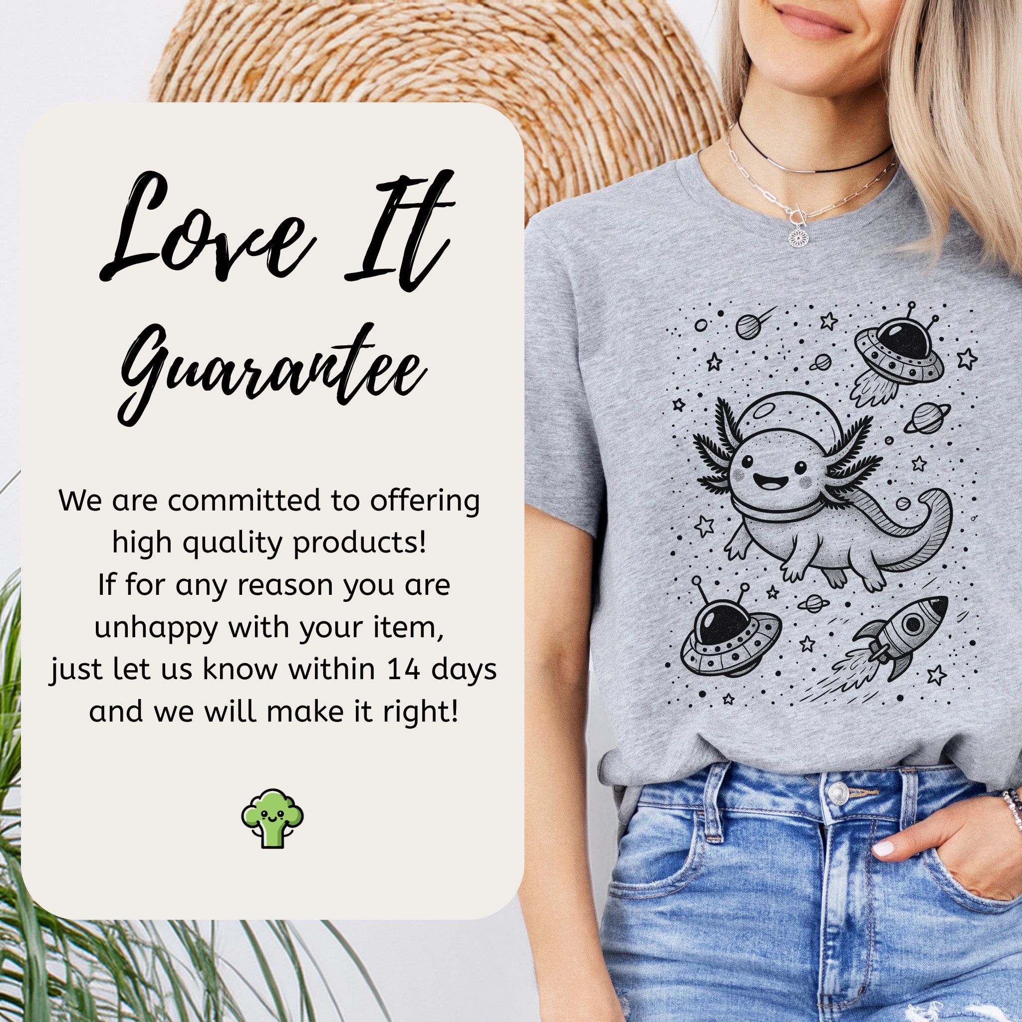 Space Axolotl Adventure T-Shirt