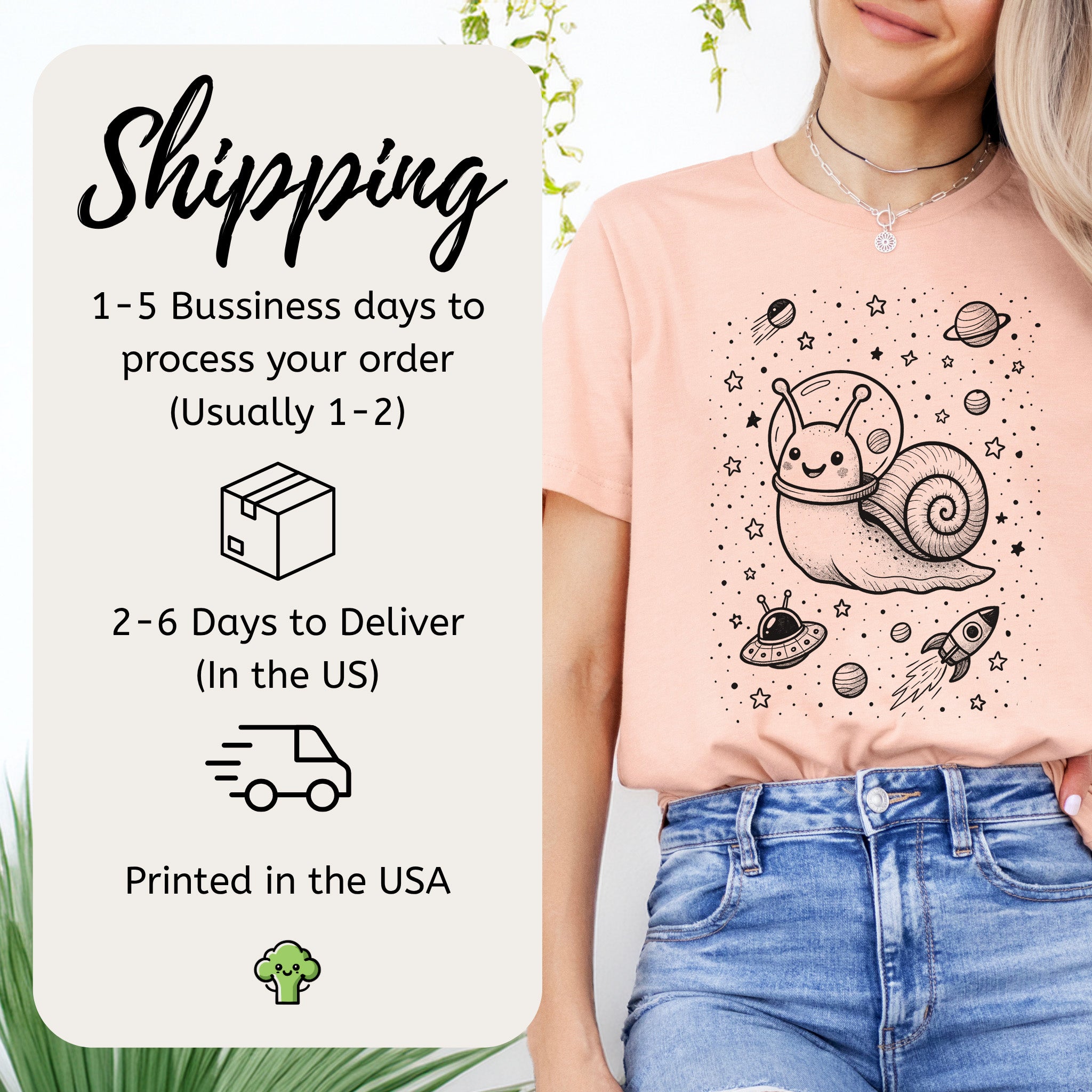 Space Snail Rocket Funny T-Shirt