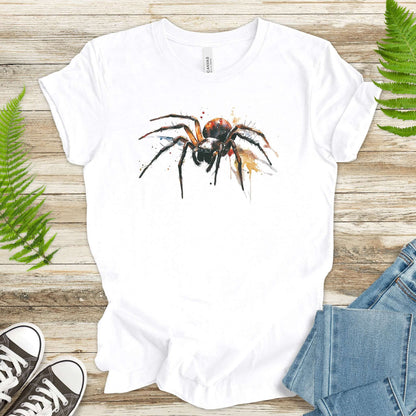 Watercolor Spider T-Shirt – Bold Gothic Nature Lover Tee