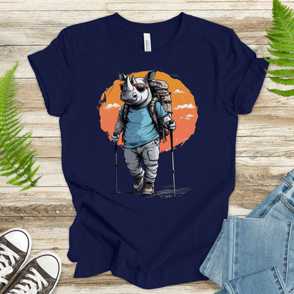 Sunset Hike with Rhino T-Shirt