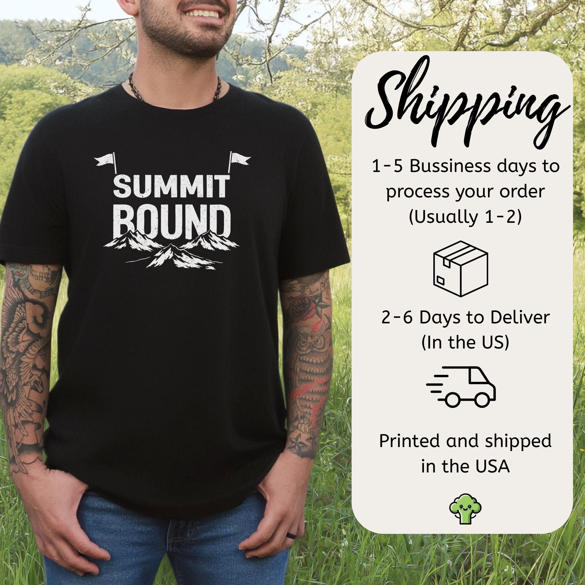 Summit Bound Retro Mountain Climber Adventure T-Shirt