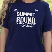 Summit Bound Retro Mountain Climber Adventure T-Shirt