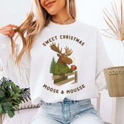 Sweet Christmas Moose & Mousse - sweatshirt