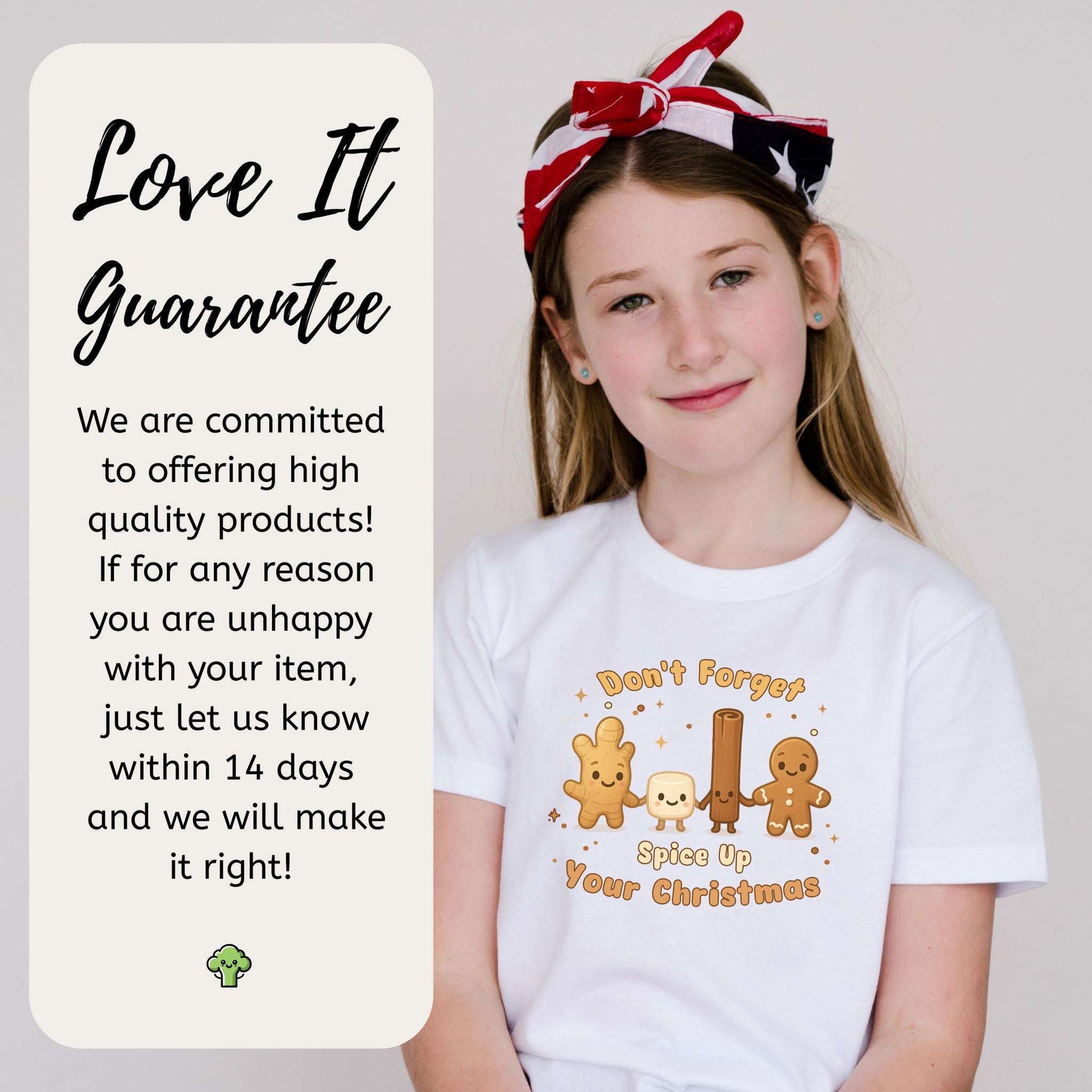 Sweet Holiday Squad Kids T-Shirt – Funny Gingerbread Spice Christmas Tee, Youth Tee