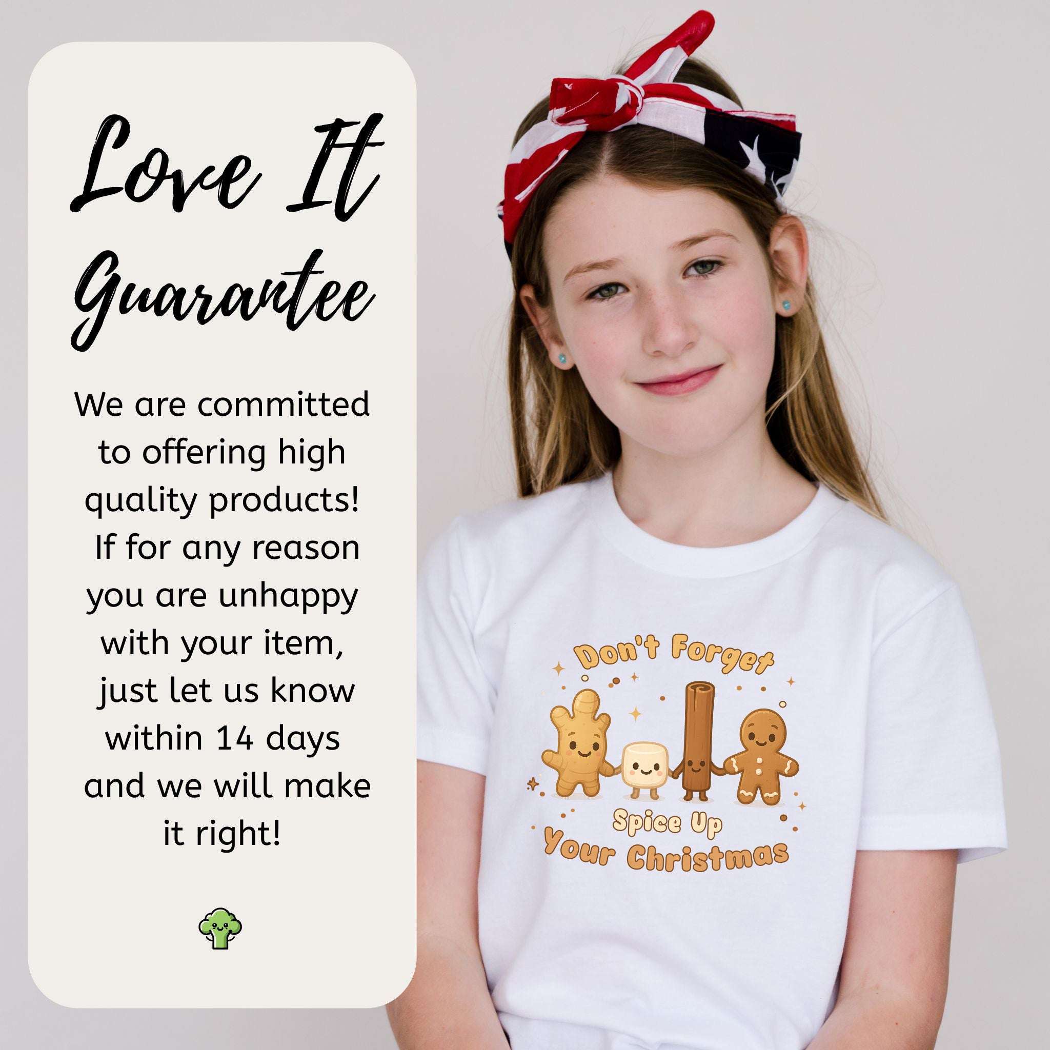 Sweet Holiday Squad Kids T-Shirt – Funny Gingerbread Spice Christmas Tee, Youth Tee