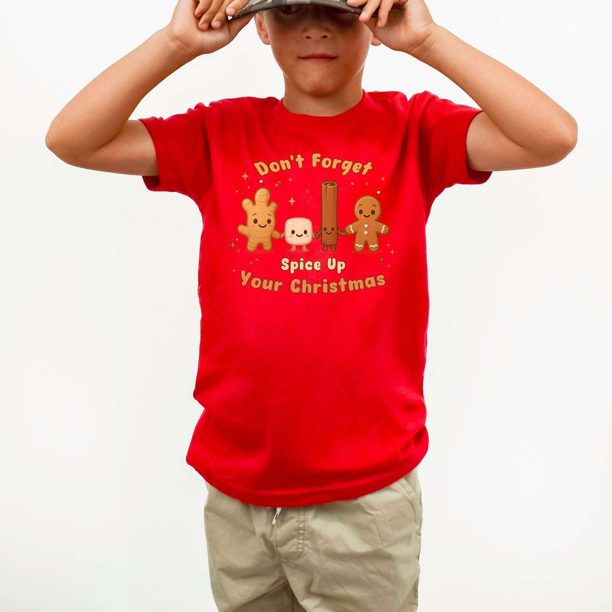 Sweet Holiday Squad Kids T-Shirt – Funny Gingerbread Spice Christmas Tee, Youth Tee