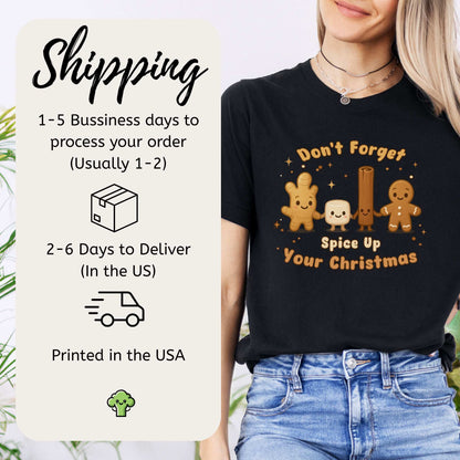 Sweet Holiday Squad T-Shirt – Funny Baking Spice Christmas Tee
