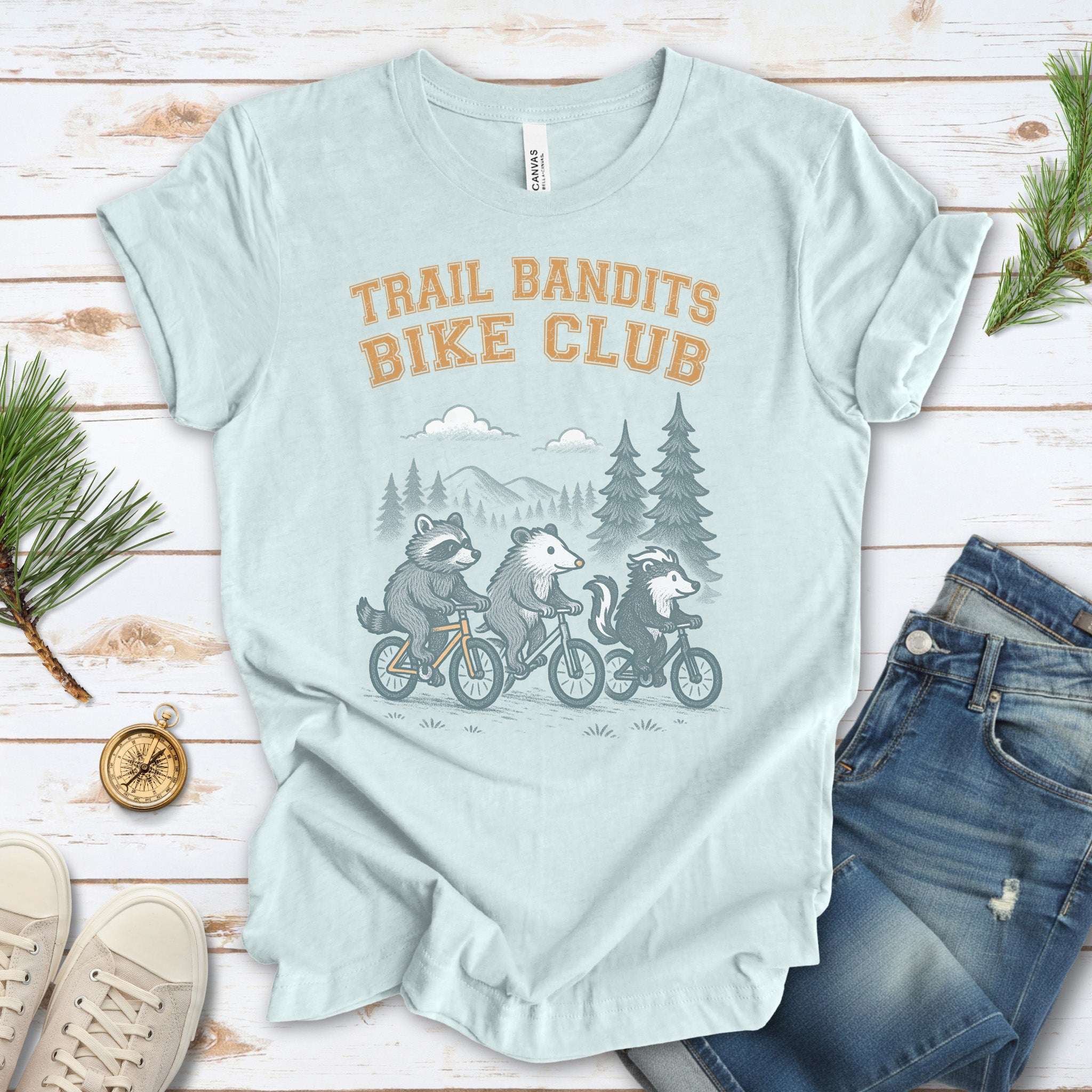 Trail Bandits Bike Club Animal Cycling T-Shirt