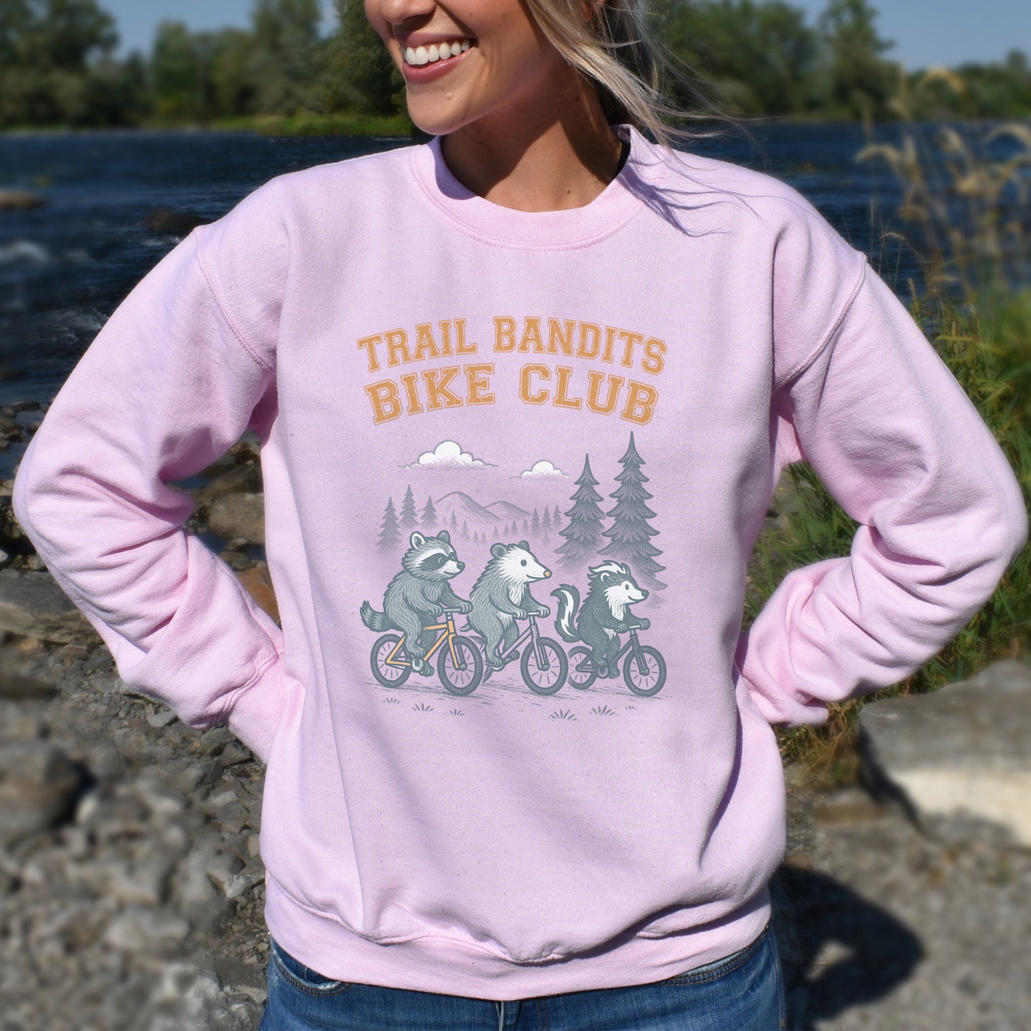 Trail Bandits Bike Club Animal Cycling Sweatshirt
