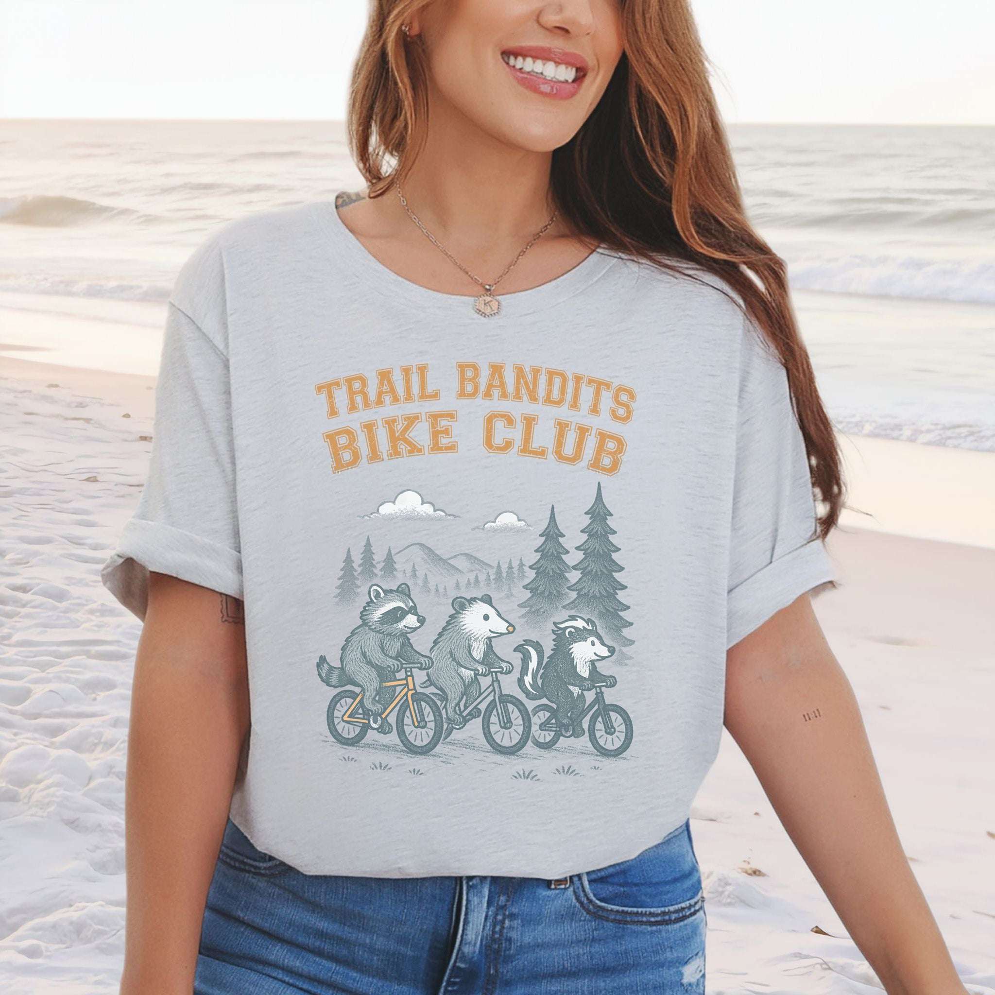Trail Bandits Bike Club Animal Cycling T-Shirt