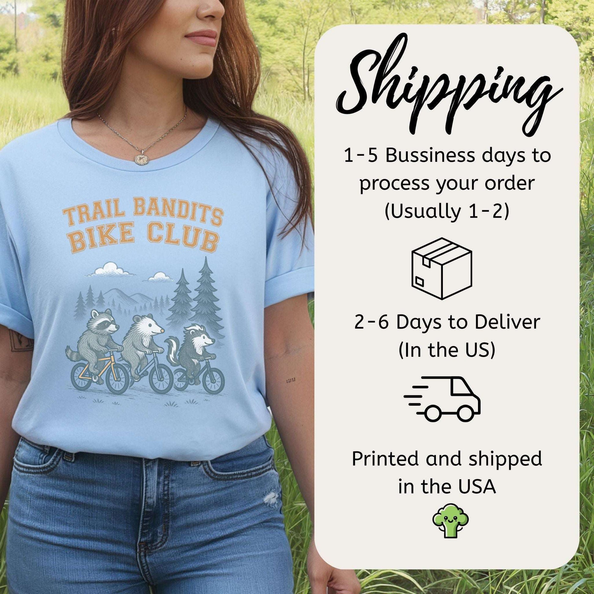 Trail Bandits Bike Club Animal Cycling T-Shirt