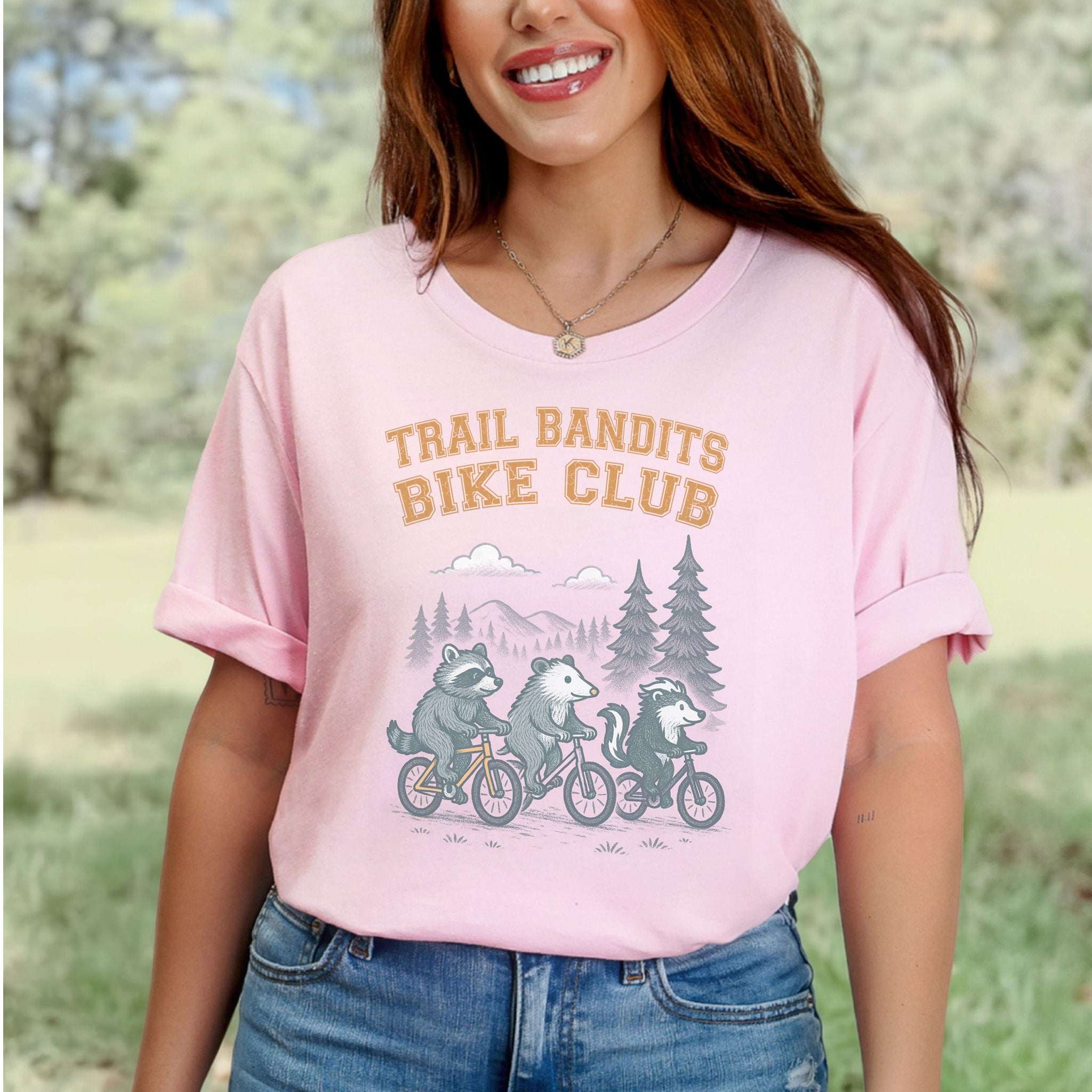 Trail Bandits Bike Club Animal Cycling T-Shirt