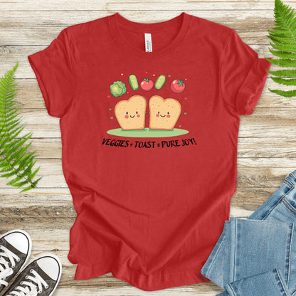 Toast & Veggies T-Shirt – A Weird but Wonderful Love Story - TShirtree