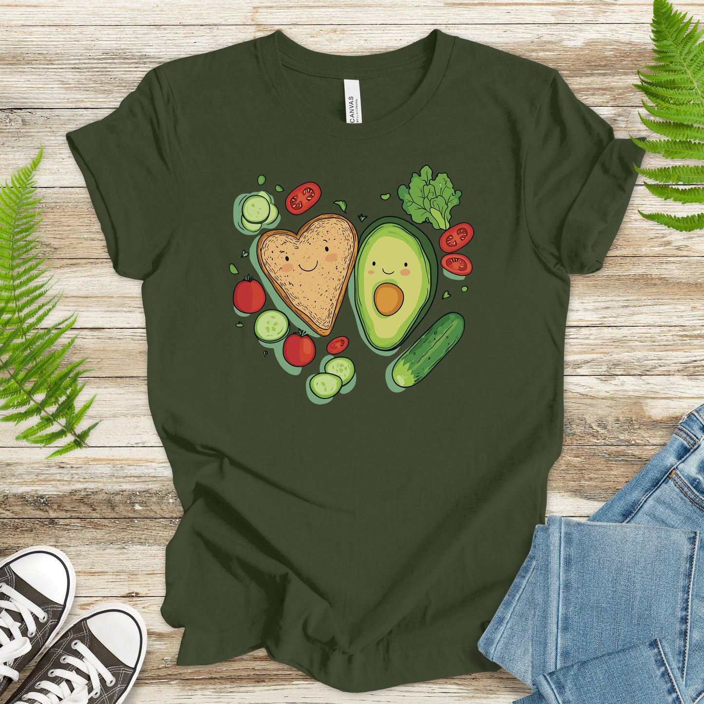 Avocado & Toast – The Breakfast Dream Team T-Shirt - TShirtree