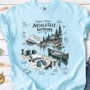 Today’s Plan Absolutely Nothing Comfort Colors Shirt – Lake Life Cabin Tee