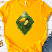 Toucan Jungle Diamond T-Shirt – Tropical Bird Lover Paradise Tee