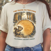 Tree Ring Time Traveler Shirt – California Ancient Forest T-Shirt