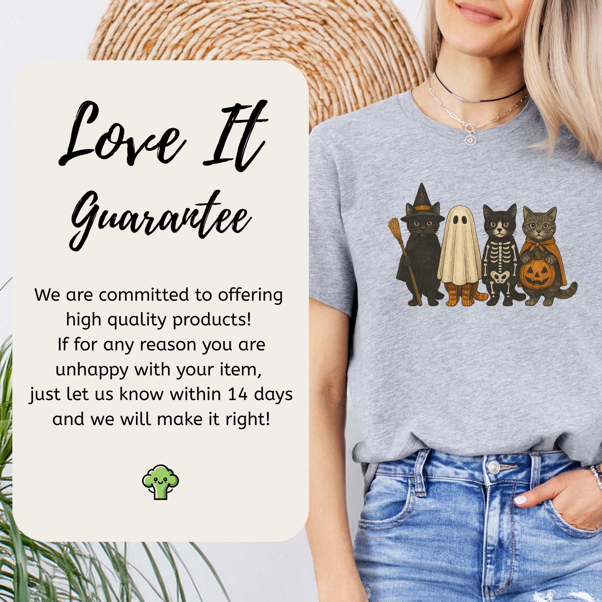 Trick-or-Cats T-Shirt – Cute Halloween Cat Costume Squad Tee