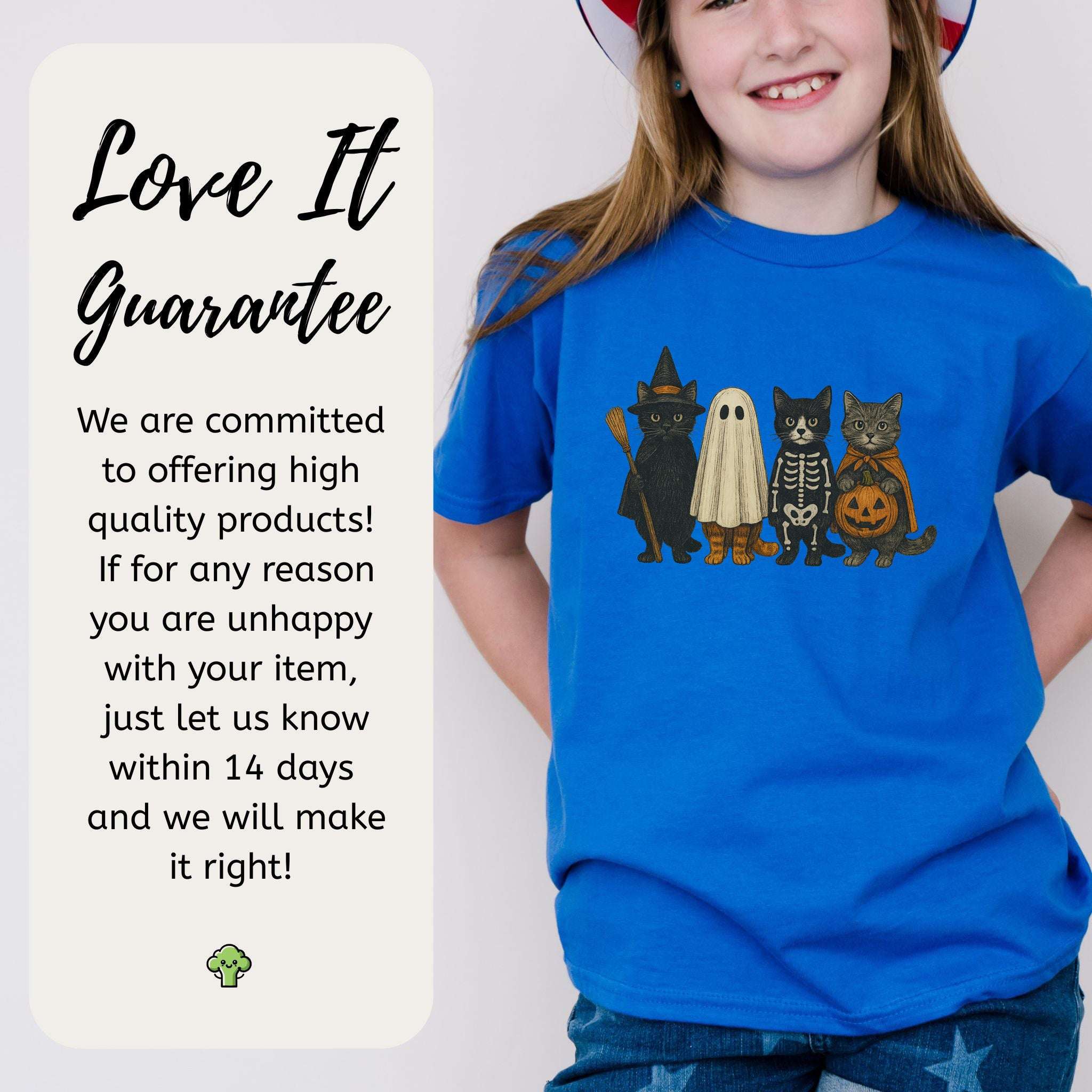 Trick-or-Cats Youth T-Shirt – Halloween Costume Cat Squad