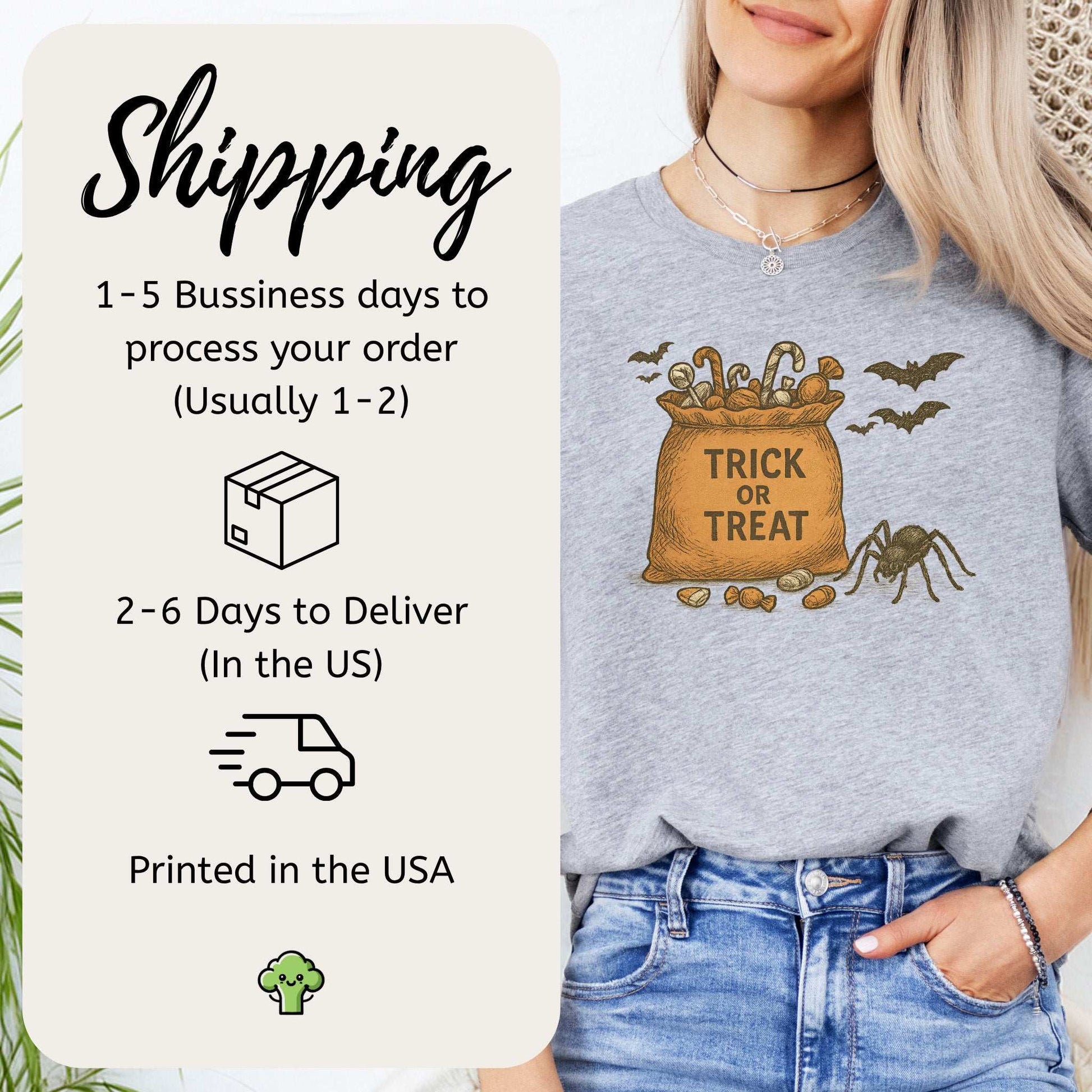 Trick or Treat Bag T-Shirt – Vintage Spooky Halloween Candy Tee