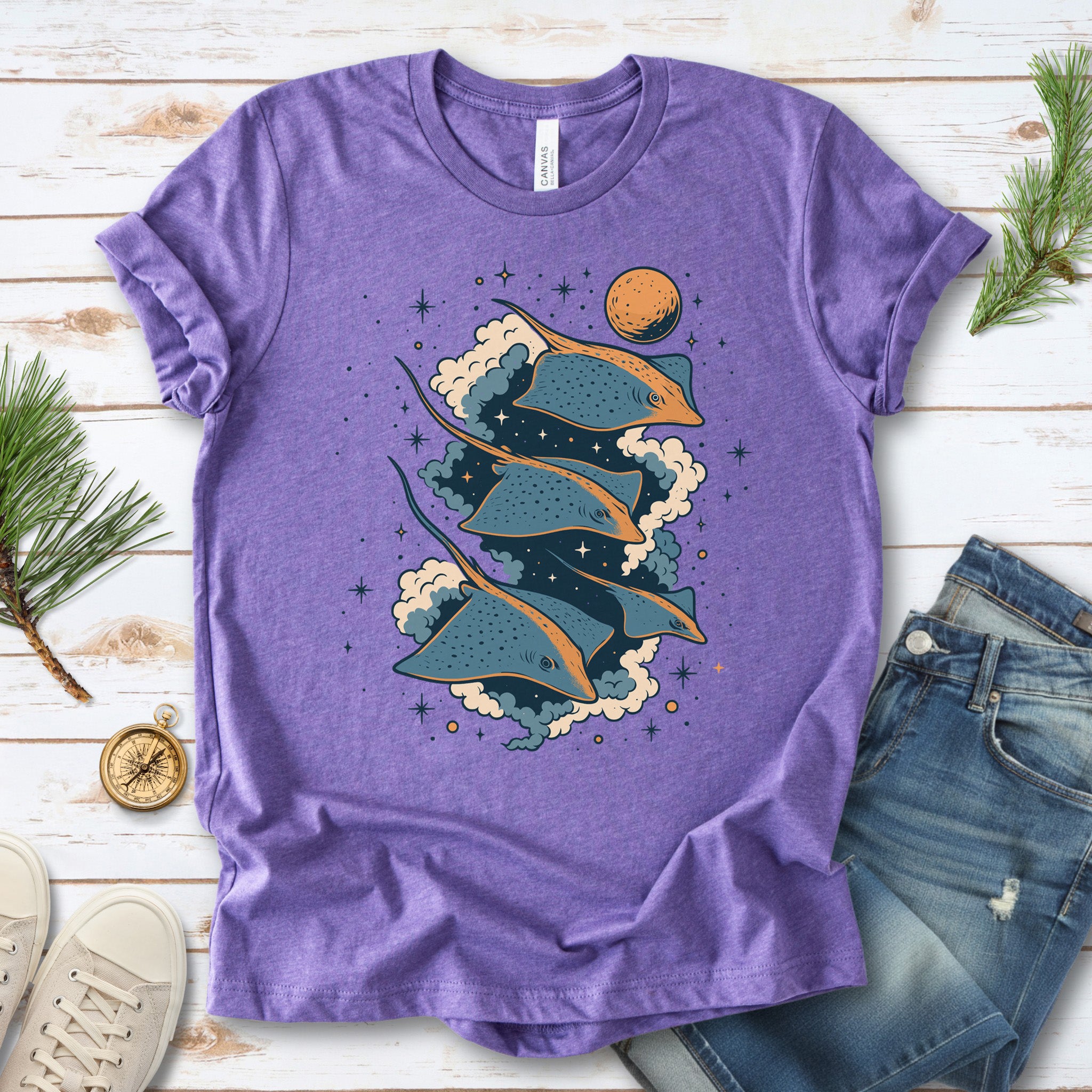 Space Trigons Fantasy T-Shirt
