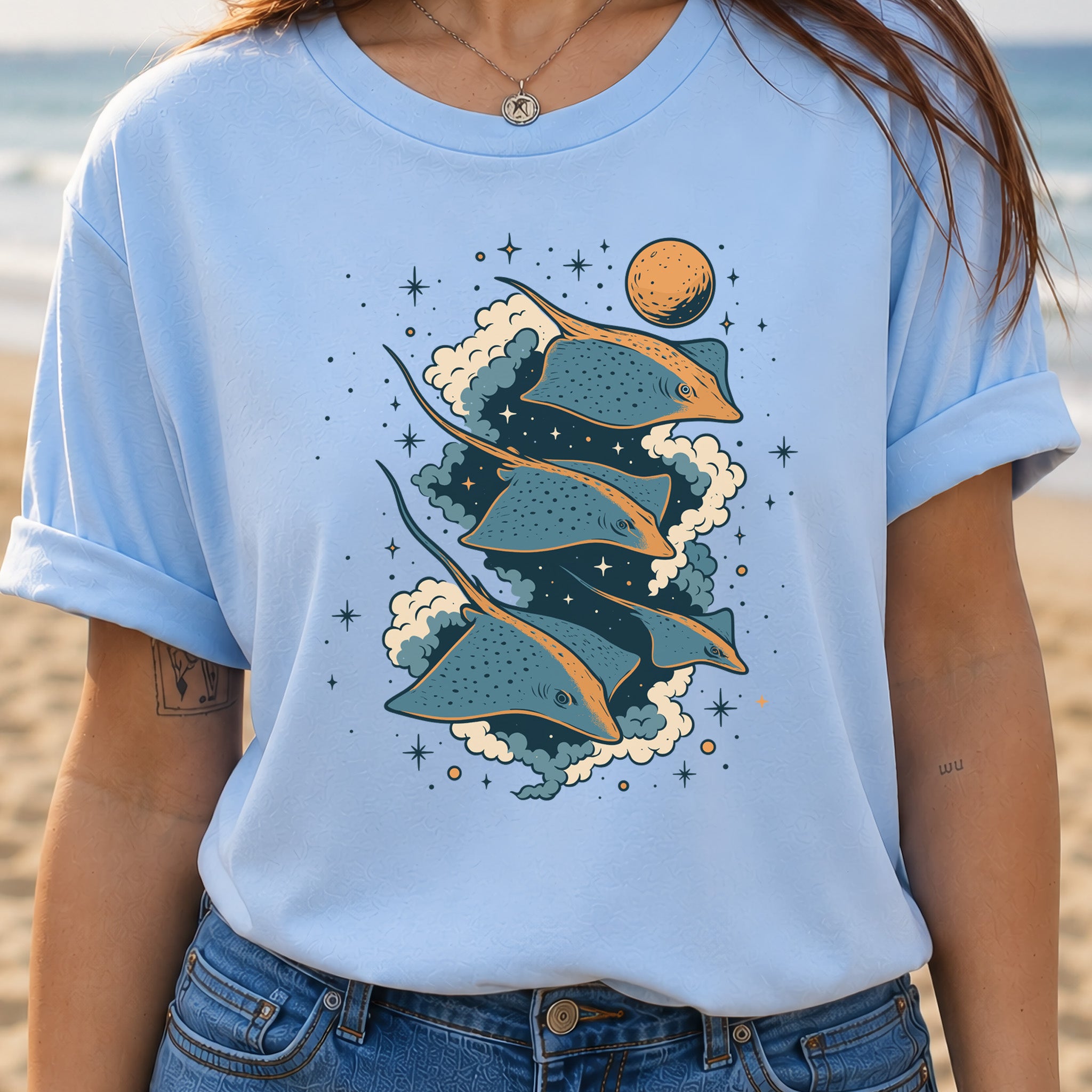 Space Trigons Fantasy T-Shirt