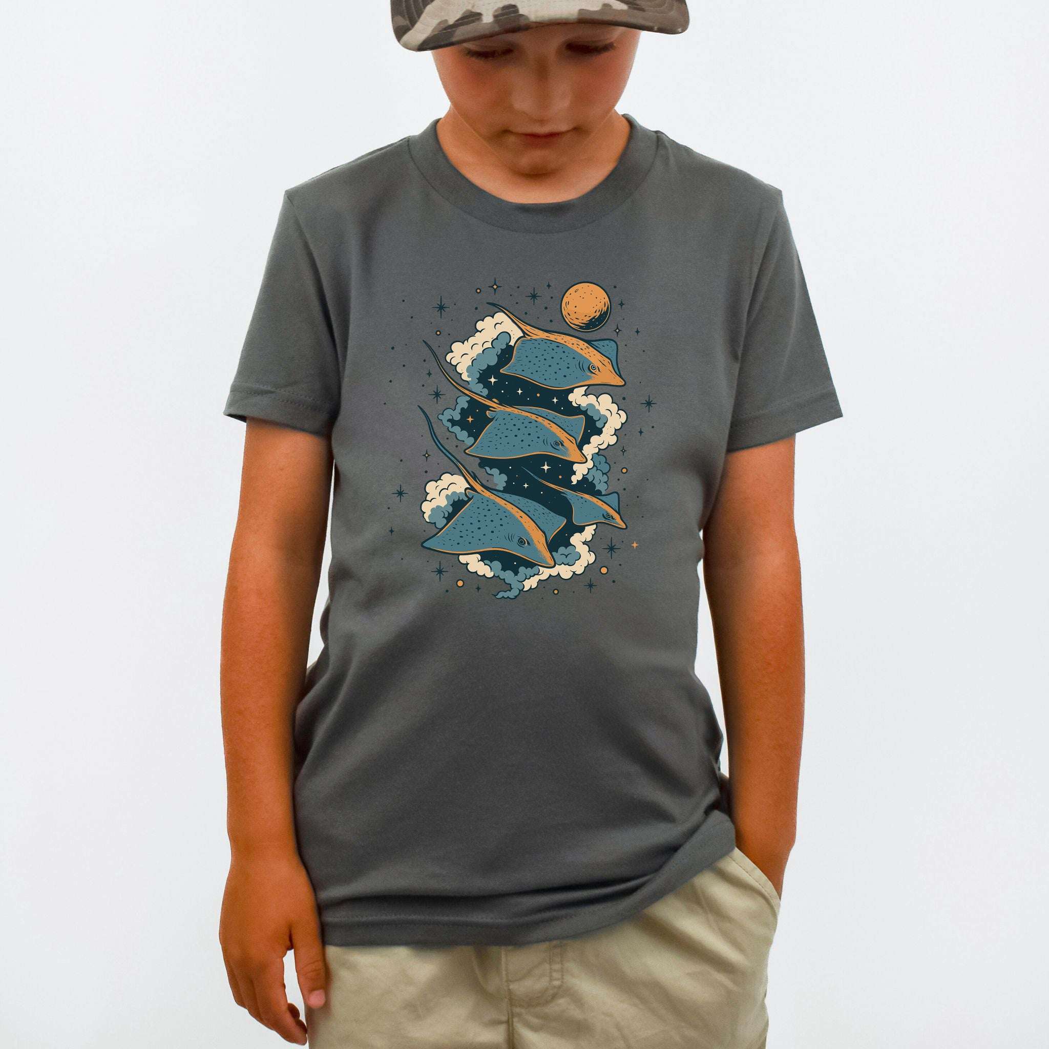 Space Trigons – Cosmic Glide Youth Tee