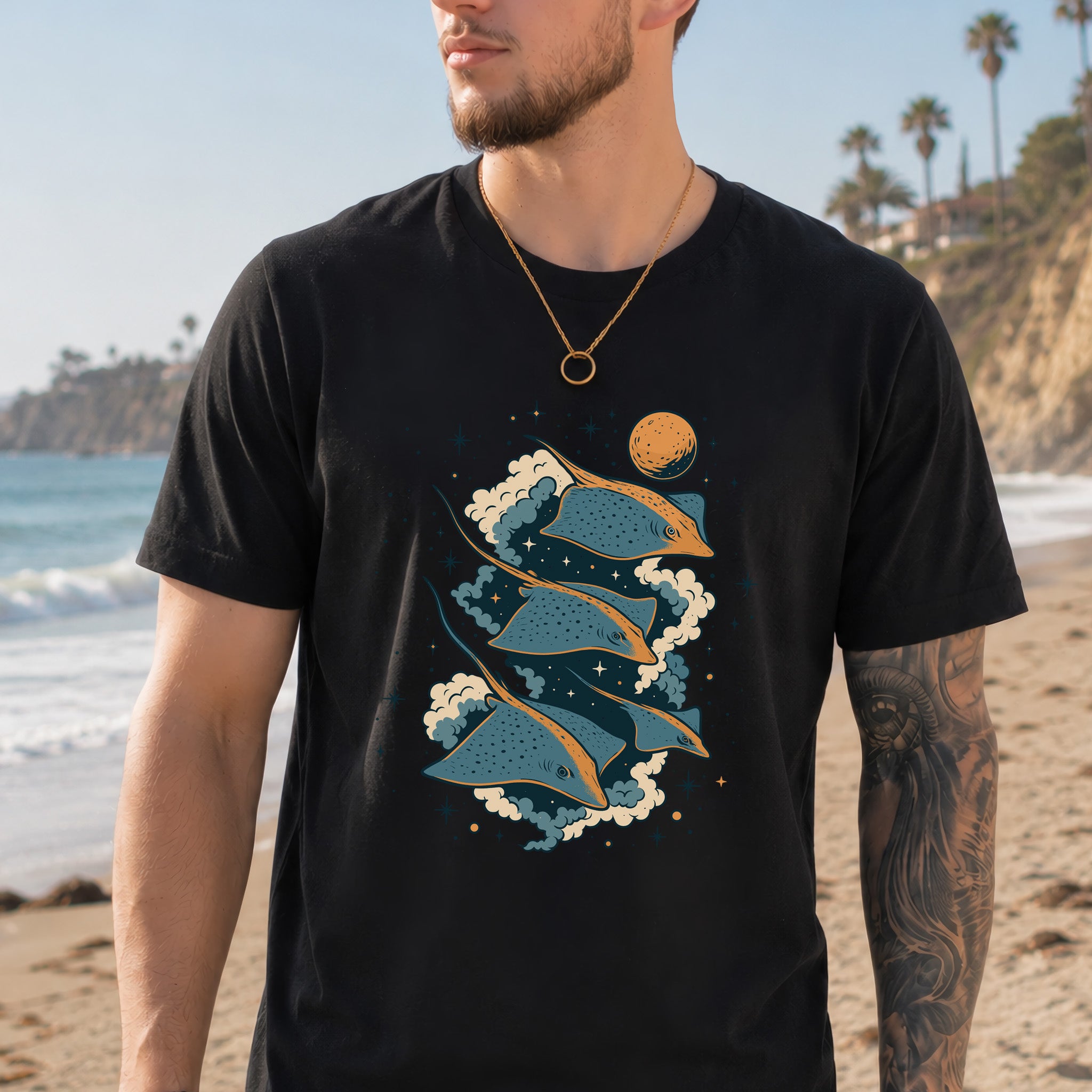 Space Trigons Fantasy T-Shirt