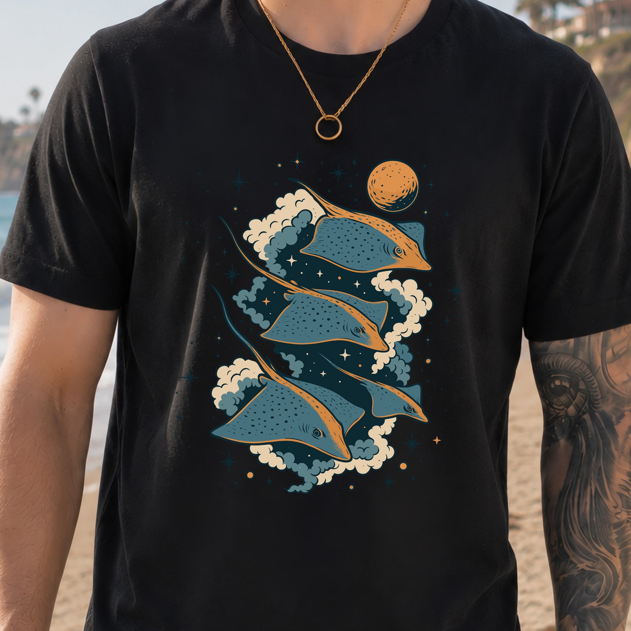 Space Trigons Fantasy T-Shirt