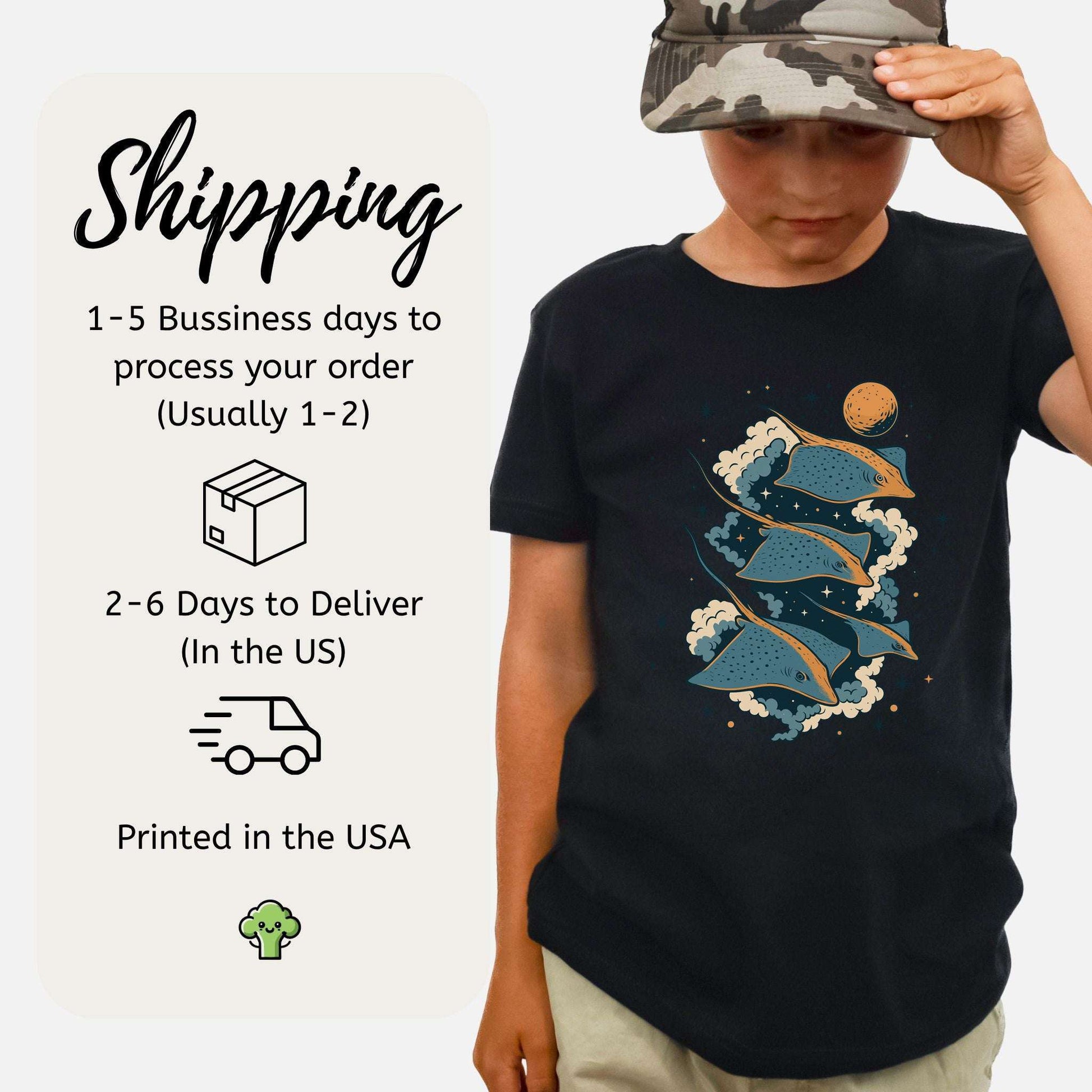 Space Trigons – Cosmic Glide Youth Tee