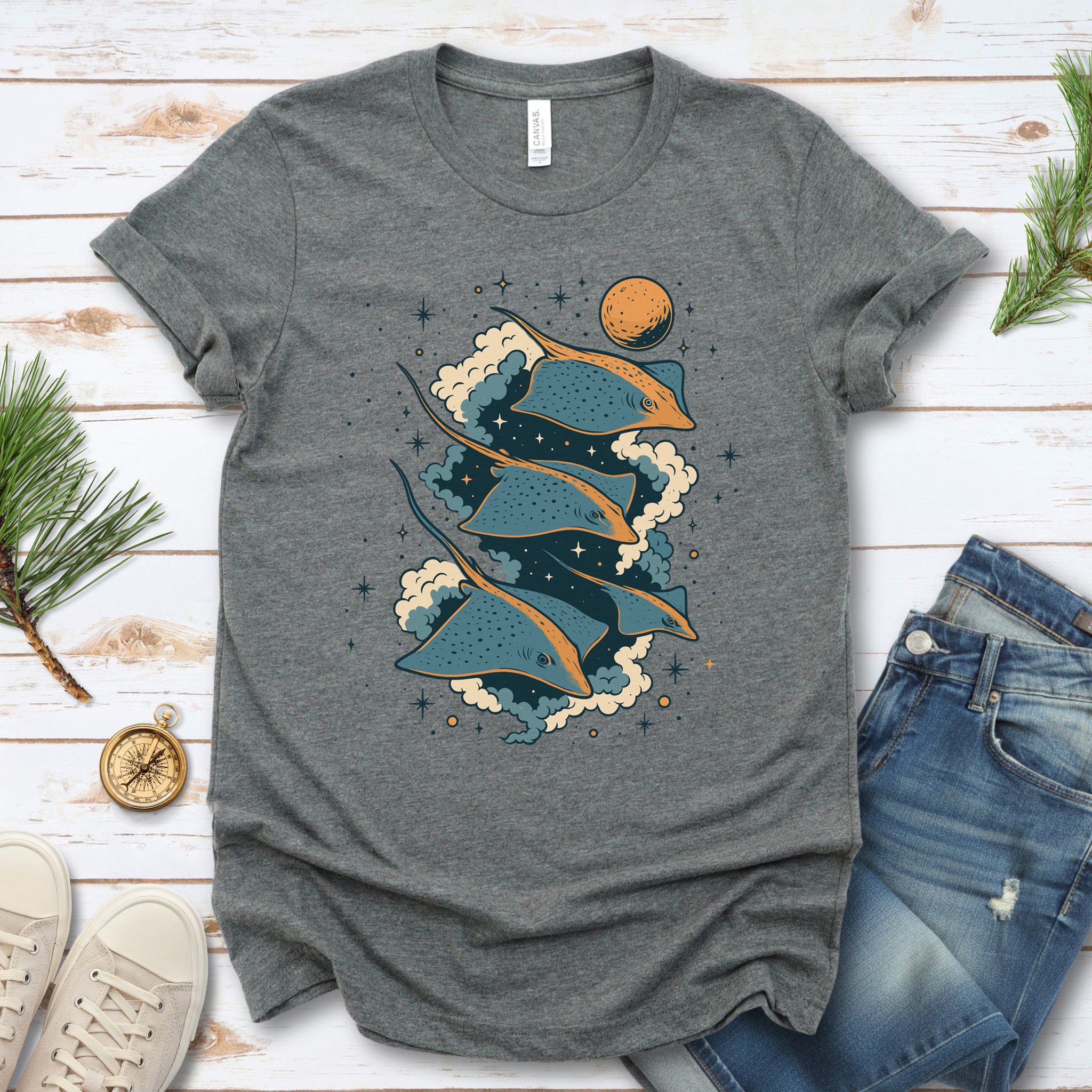 Space Trigons Fantasy T-Shirt