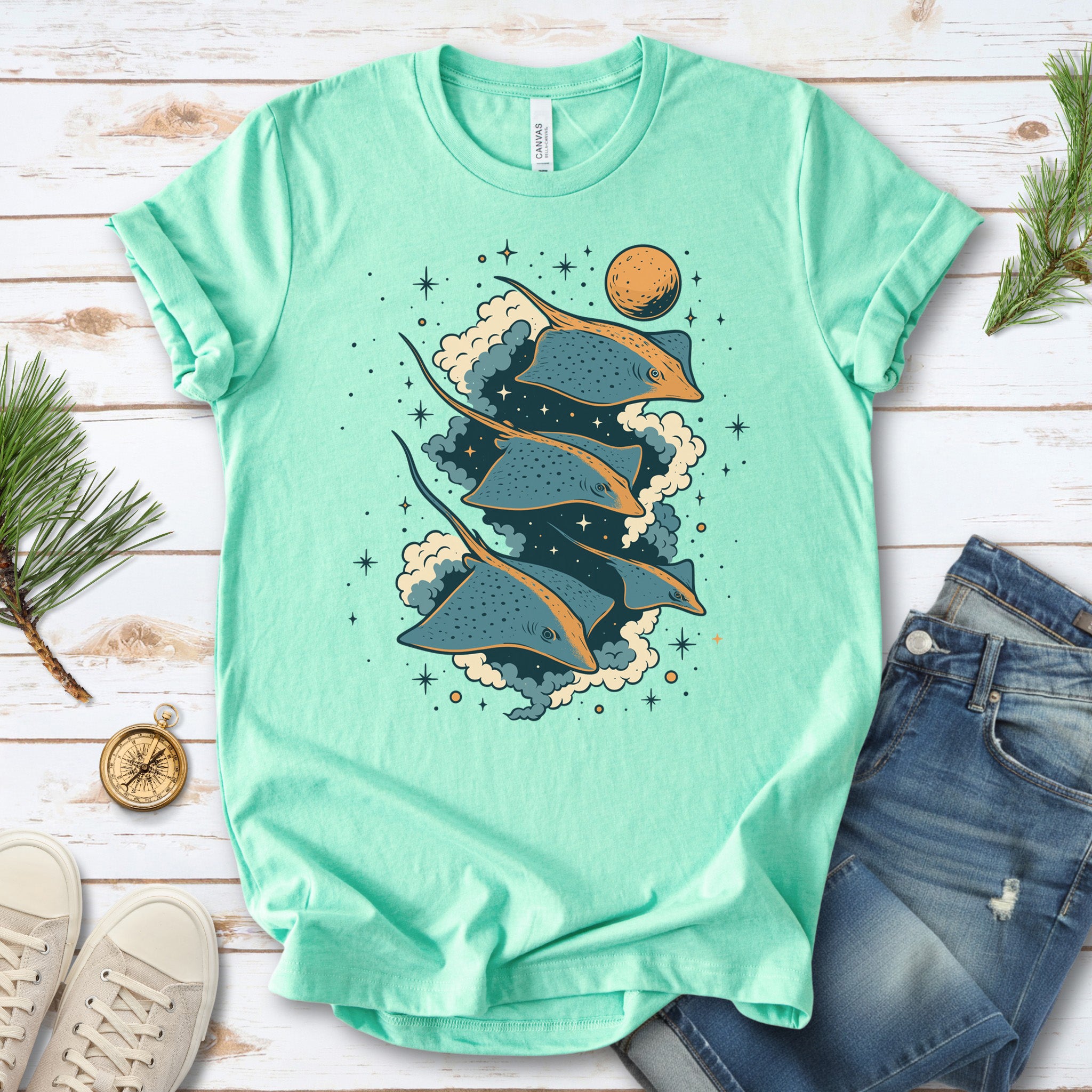 Space Trigons Fantasy T-Shirt