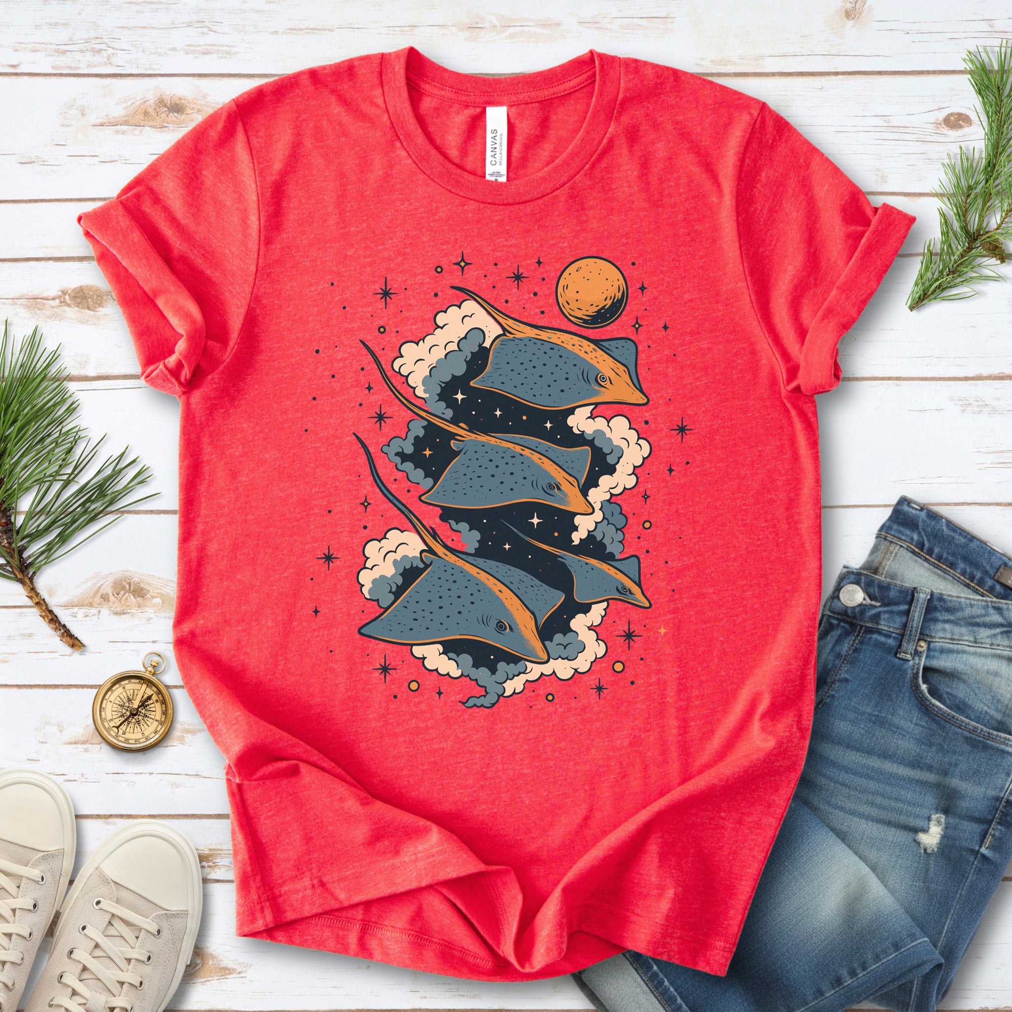 Space Trigons Fantasy T-Shirt
