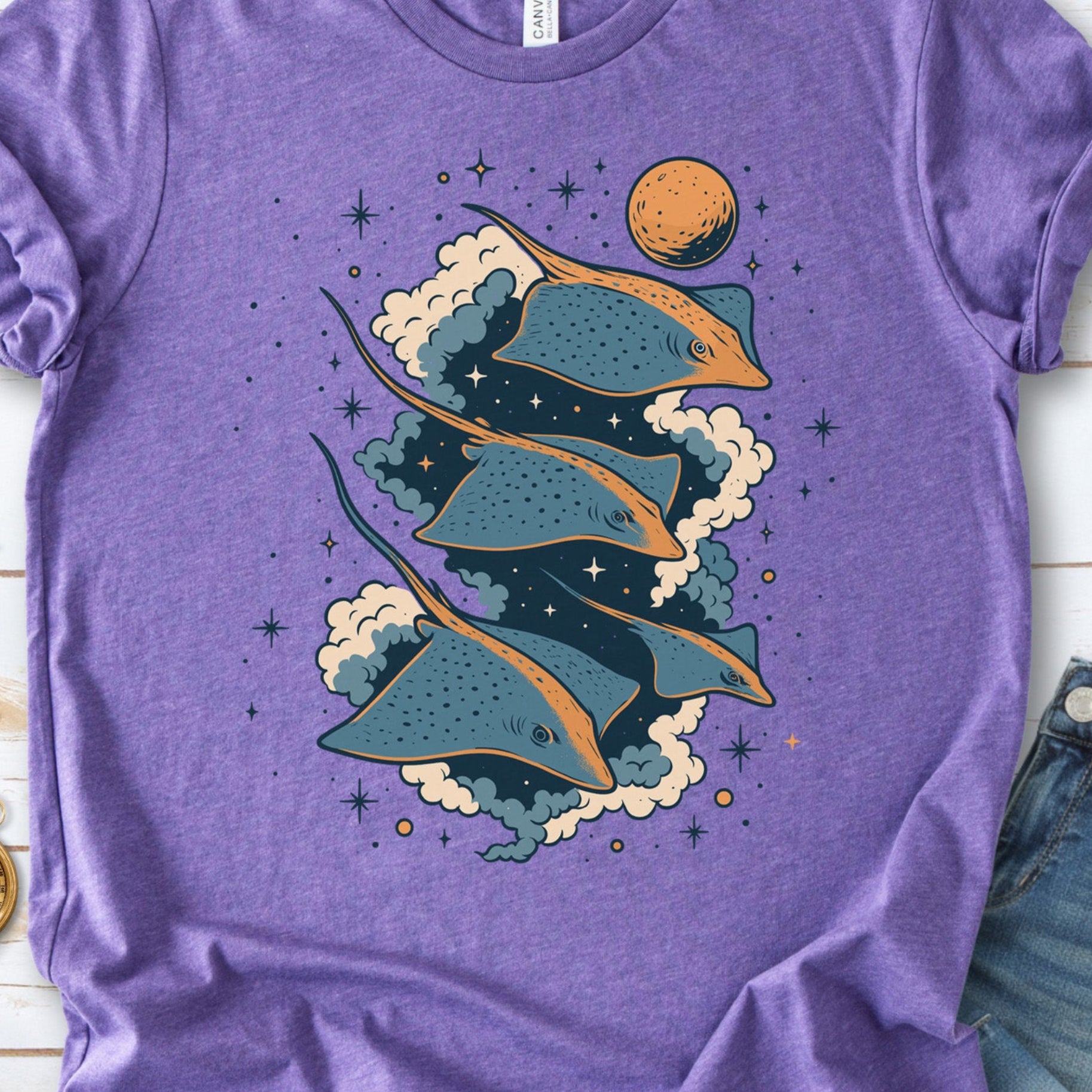 Space Trigons Fantasy T-Shirt