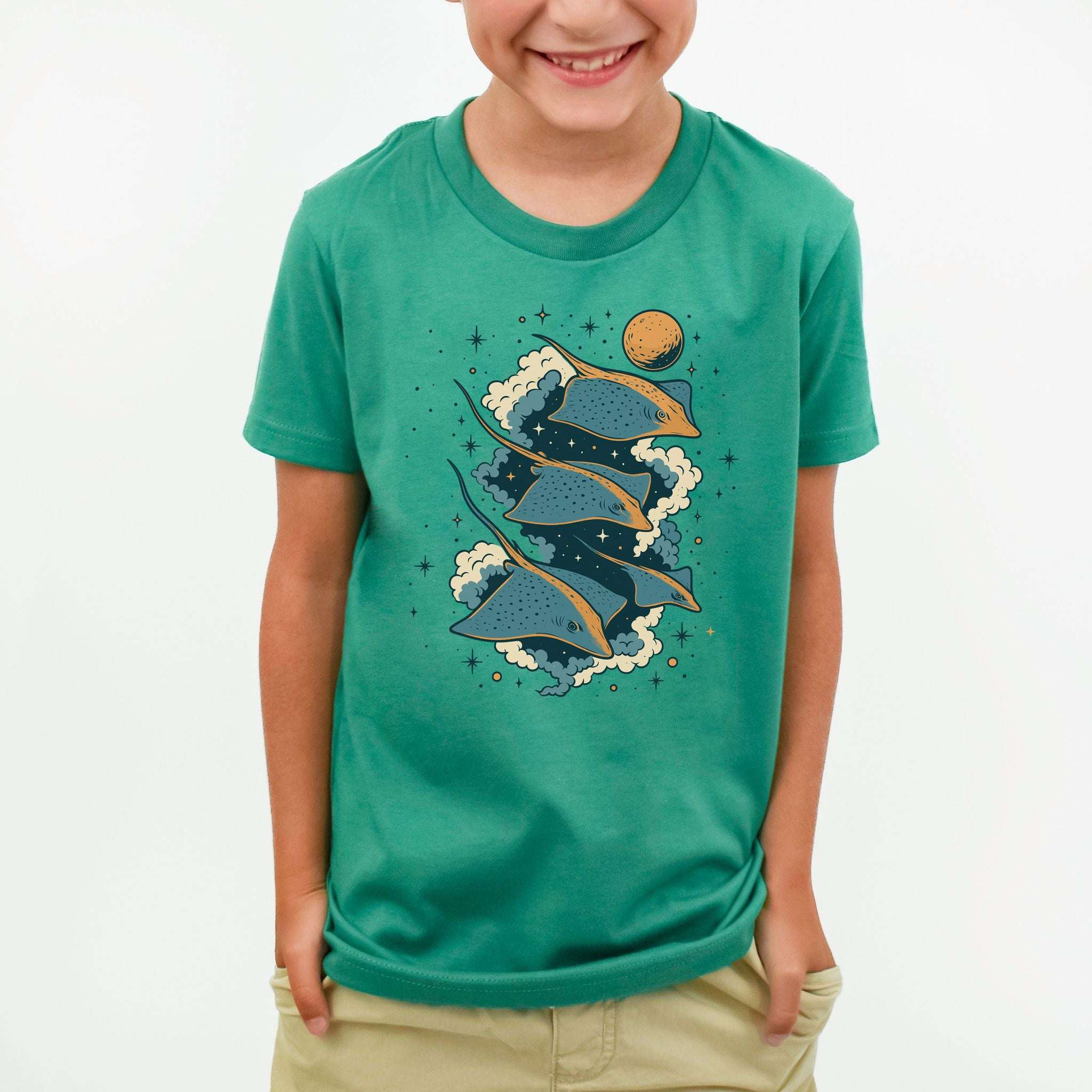 Space Trigons – Cosmic Glide Youth Tee