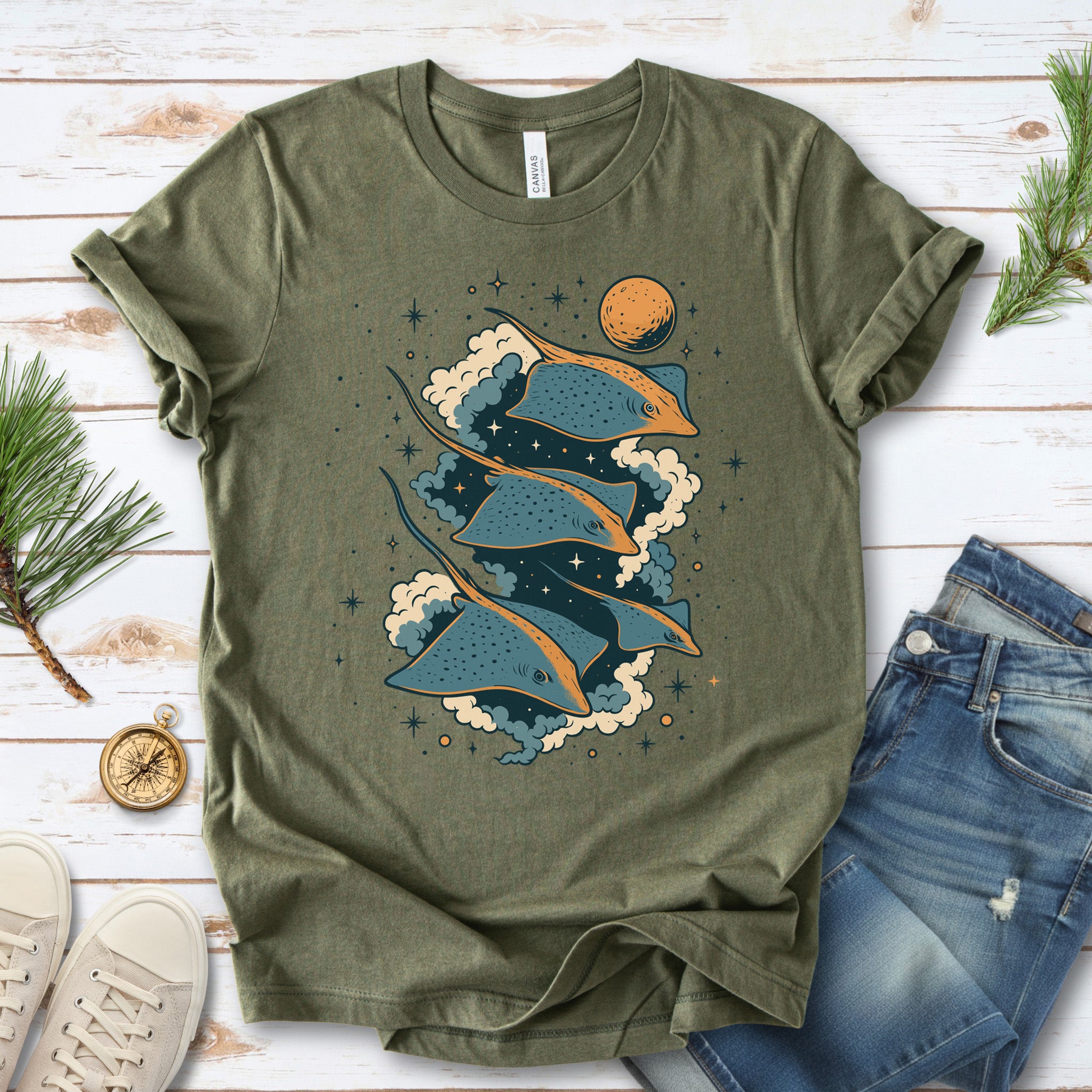 Space Trigons Fantasy T-Shirt