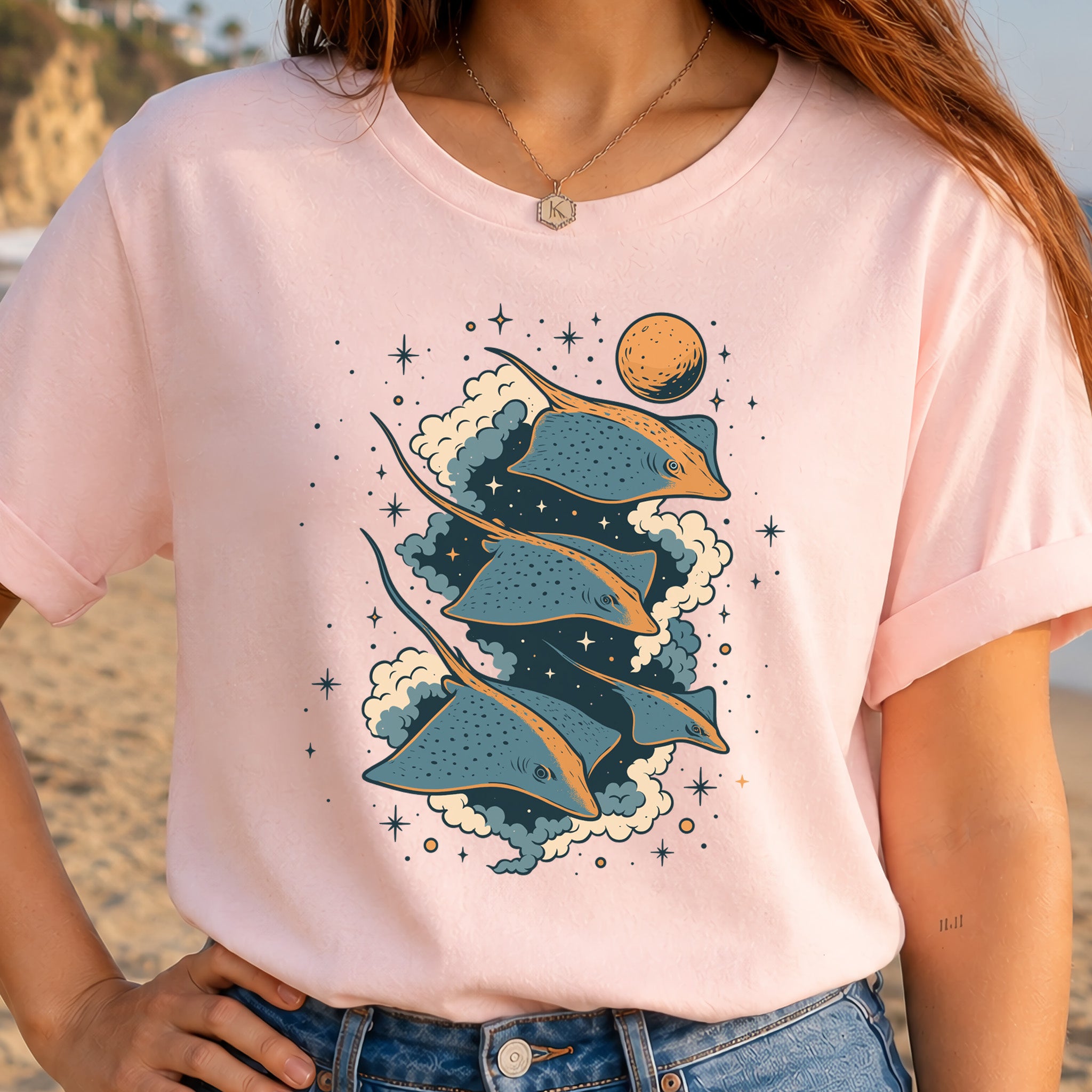 Space Trigons Fantasy T-Shirt