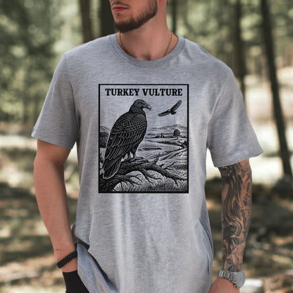 Turkey Vulture Vintage Countryside Wildlife Raptor T-Shirt