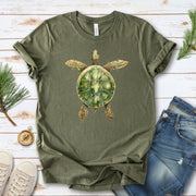 Watercolor Turtle T-Shirt – Artistic Ocean Spirit Animal Tee