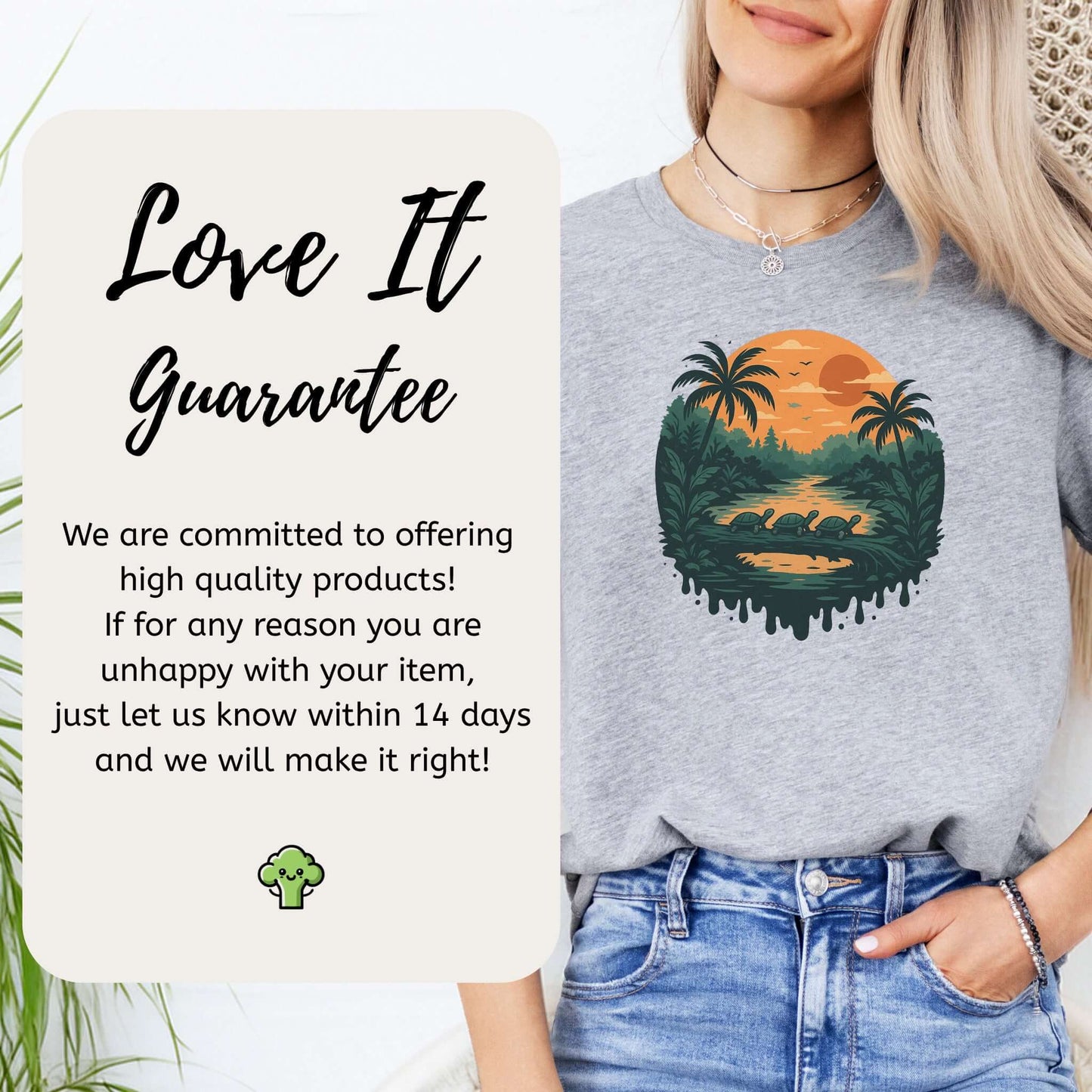 Turtles on a Jungle Log Shirt – Nature Adventure Hiking T-Shirt