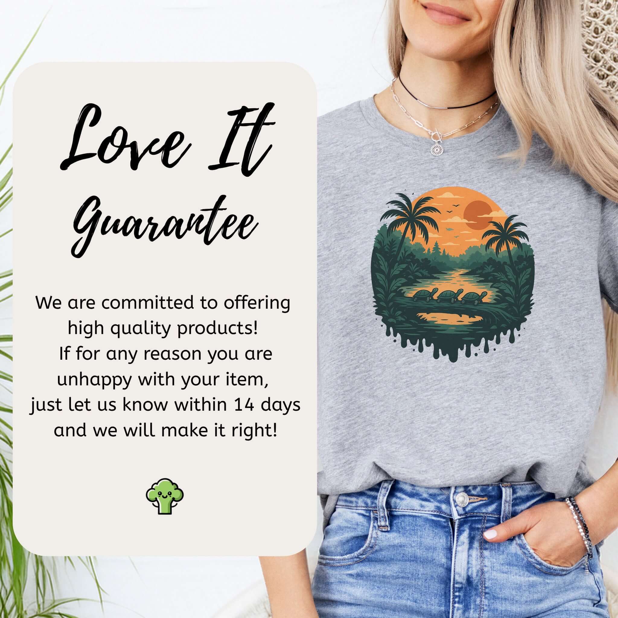 Turtles on a Jungle Log Shirt – Nature Adventure Hiking T-Shirt