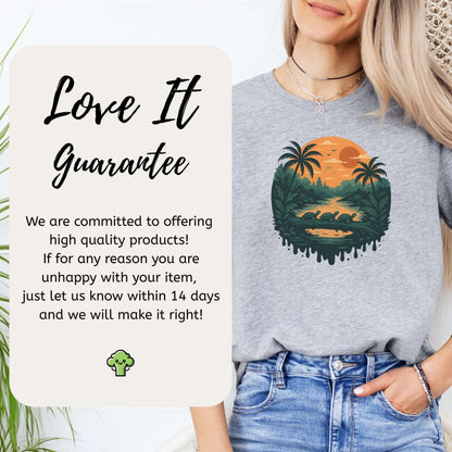Turtles on a Jungle Log Shirt – Nature Adventure Hiking T-Shirt