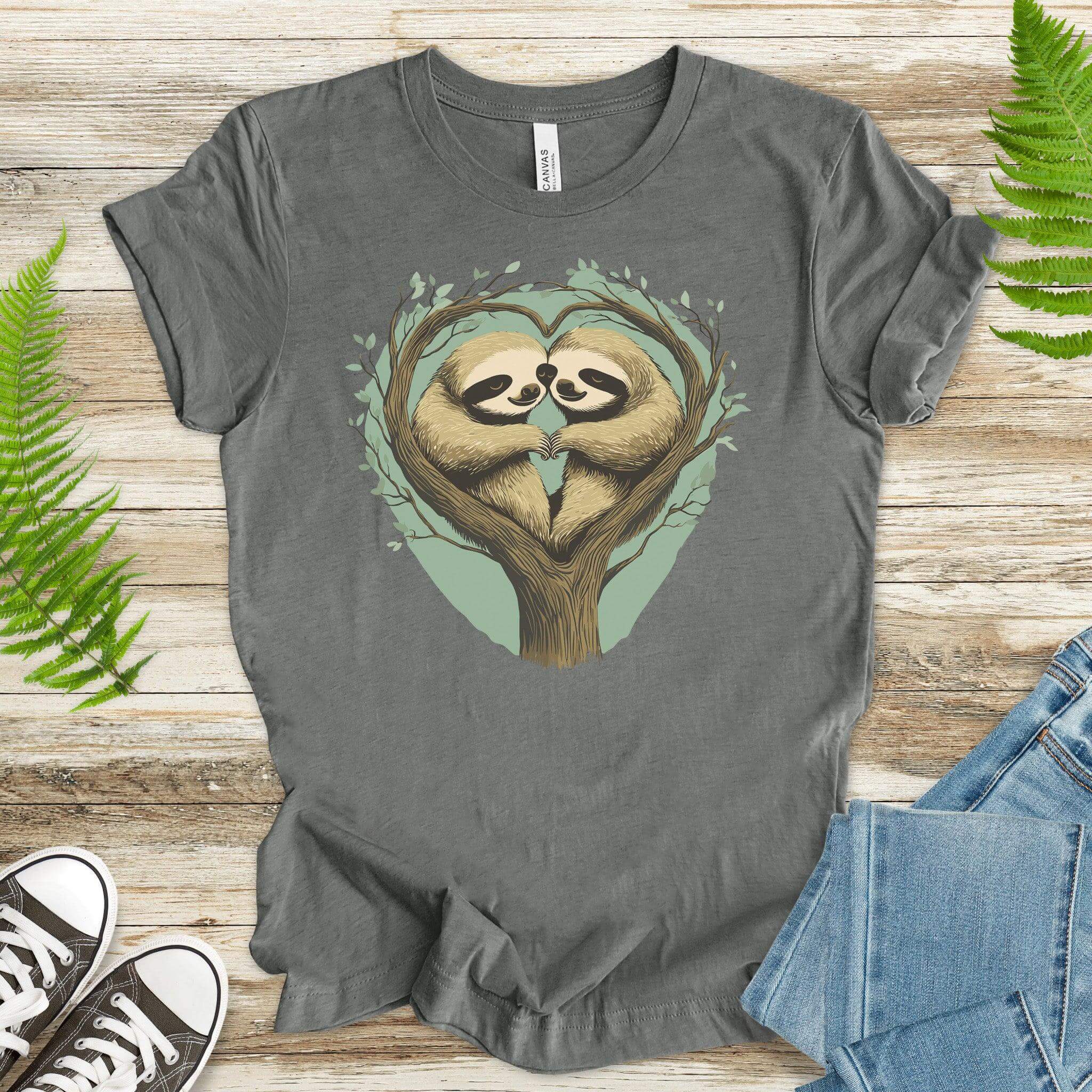 Sloth Love T-Shirt – Relax & Hang Out Together - TShirtree