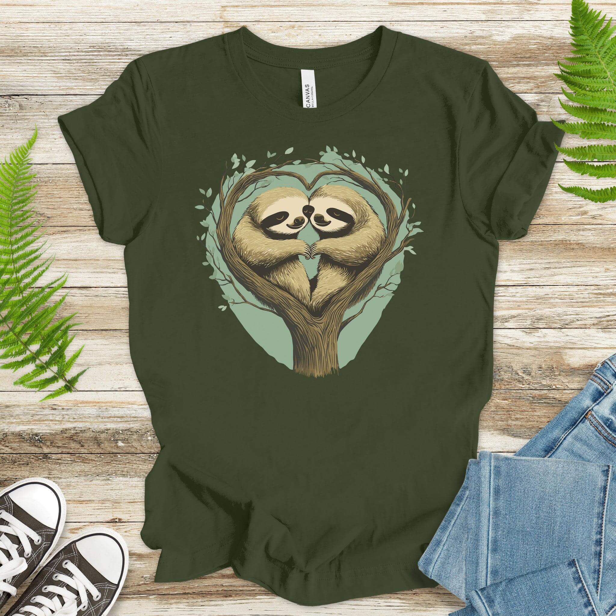 Sloth Love T-Shirt – Relax & Hang Out Together - TShirtree