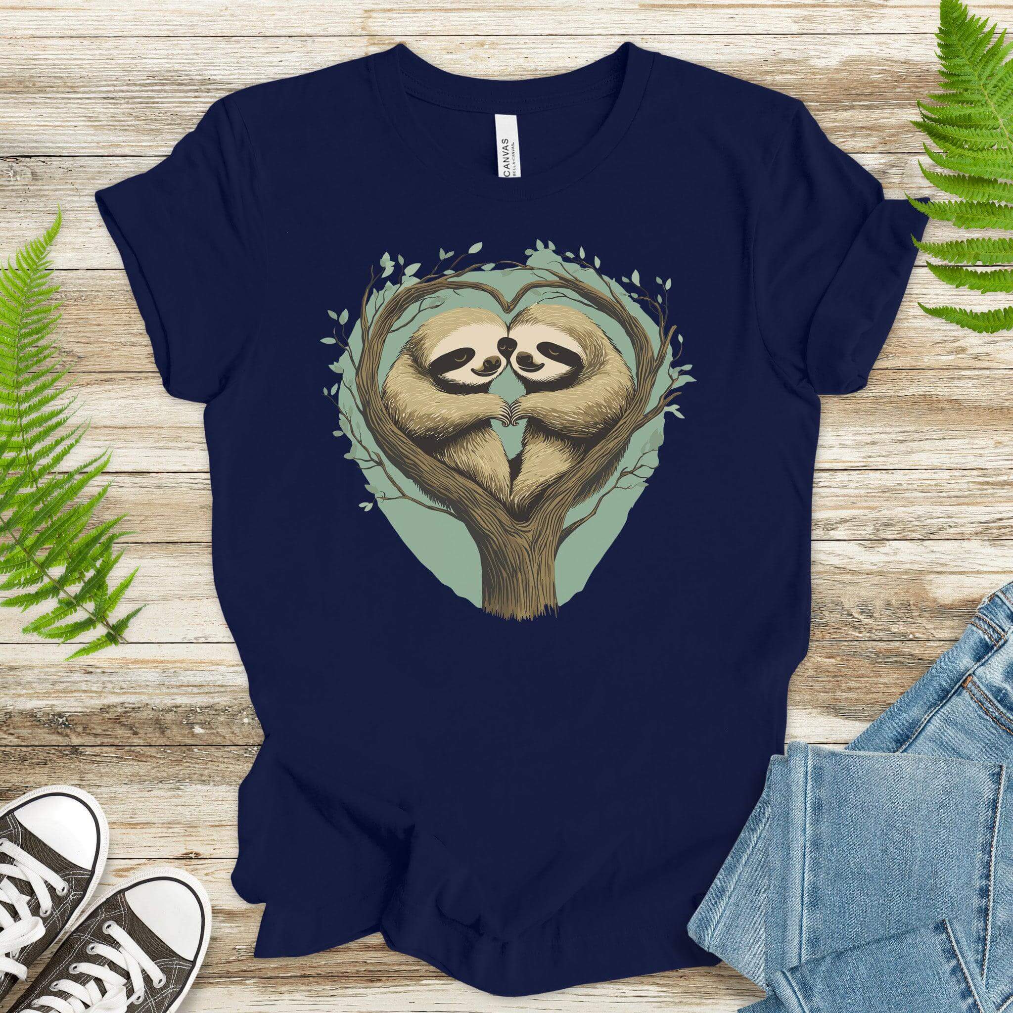 Sloth Love T-Shirt – Relax & Hang Out Together - TShirtree